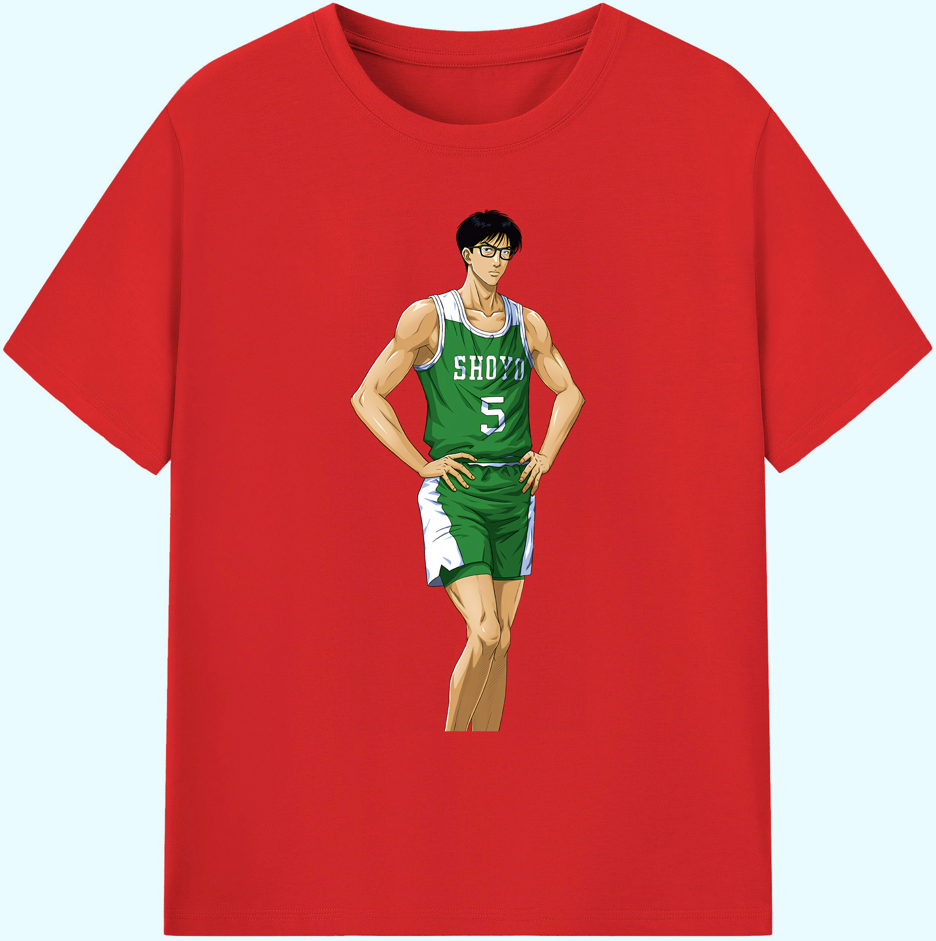 （画像用） SLAM DUNK／スラムダンク 綿100％ メンズ半袖Tシャツ｜肌触りやわらか＆通気性