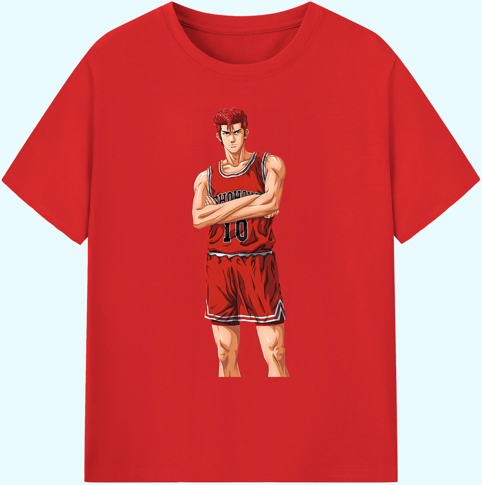 （画像用） SLAM DUNK／スラムダンク 綿100％ メンズ半袖Tシャツ｜肌触りやわらか＆通気性