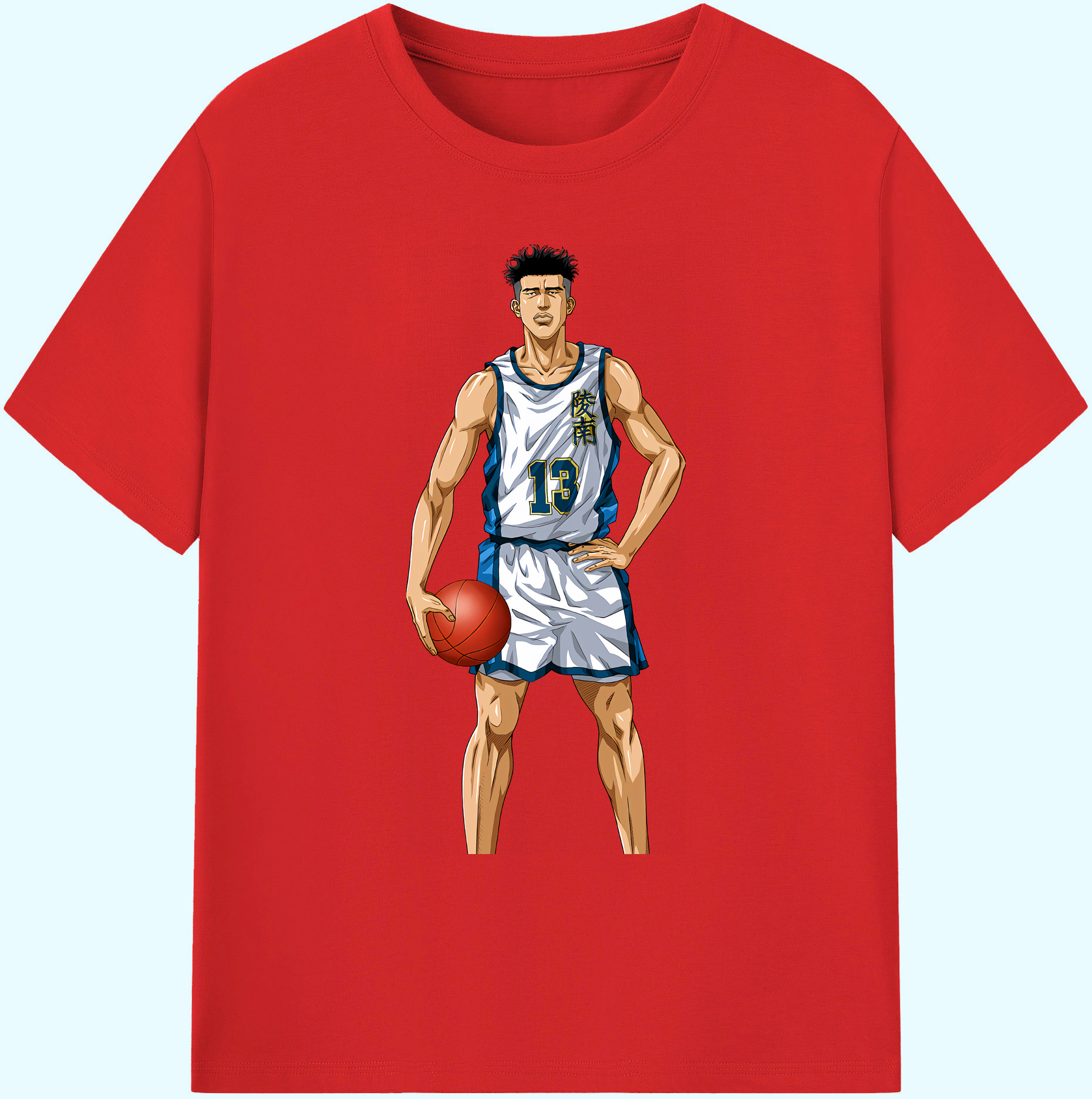（画像用） SLAM DUNK／スラムダンク 綿100％ メンズ半袖Tシャツ｜肌触りやわらか＆通気性