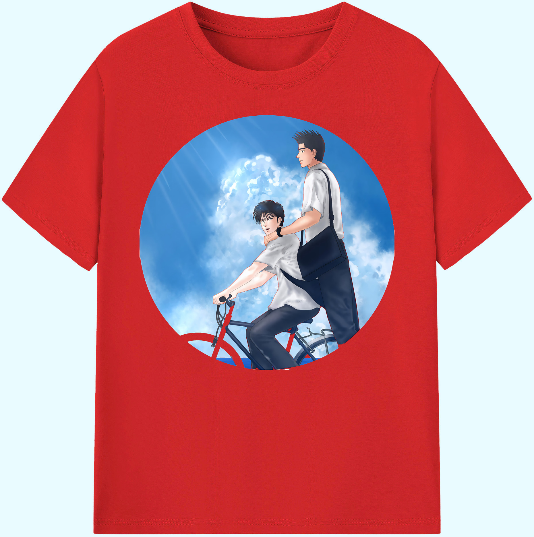（画像用） SLAM DUNK／スラムダンク 綿100％ メンズ半袖Tシャツ｜肌触りやわらか＆通気性