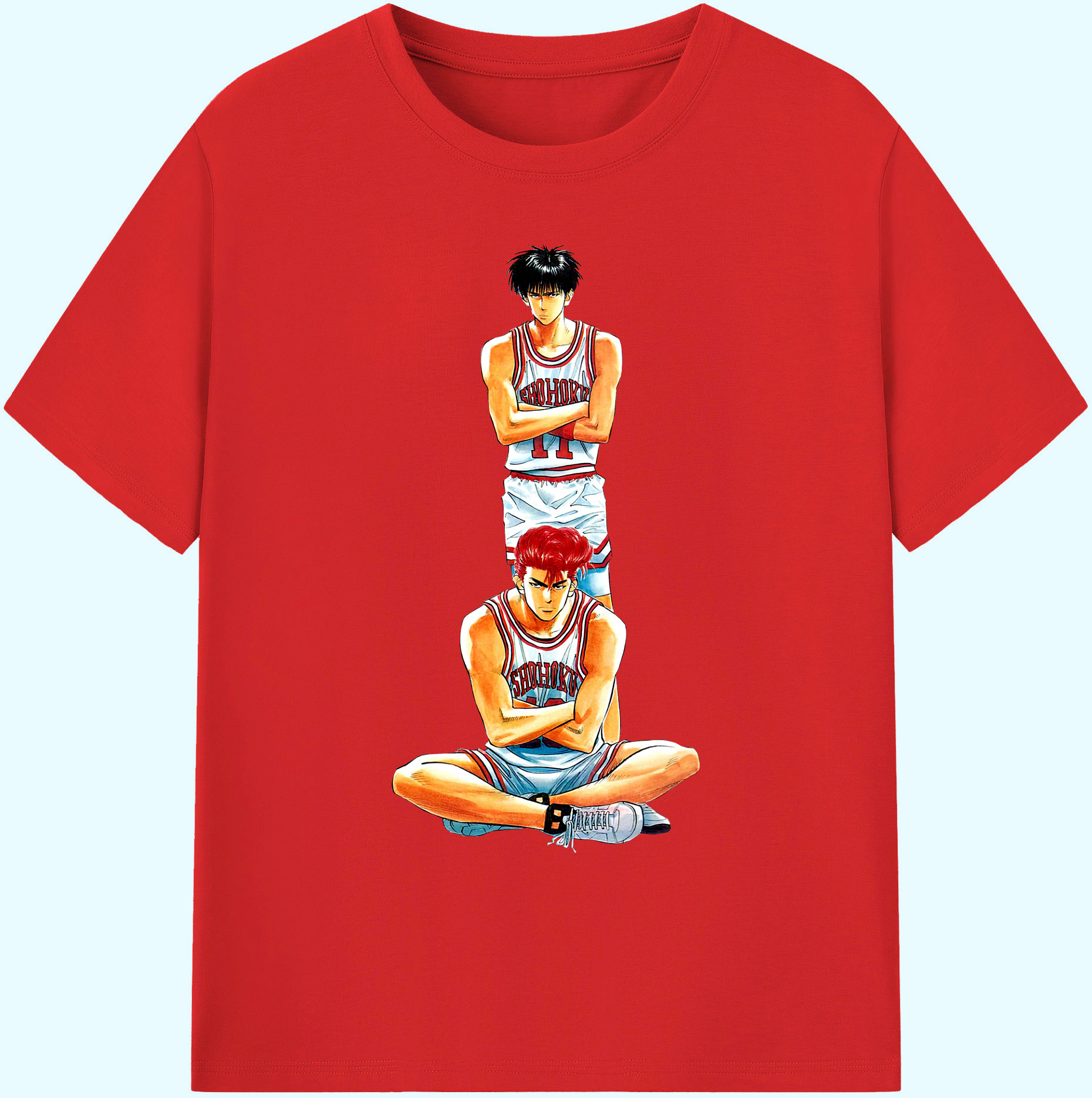 （画像用） SLAM DUNK／スラムダンク 綿100％ メンズ半袖Tシャツ｜肌触りやわらか＆通気性