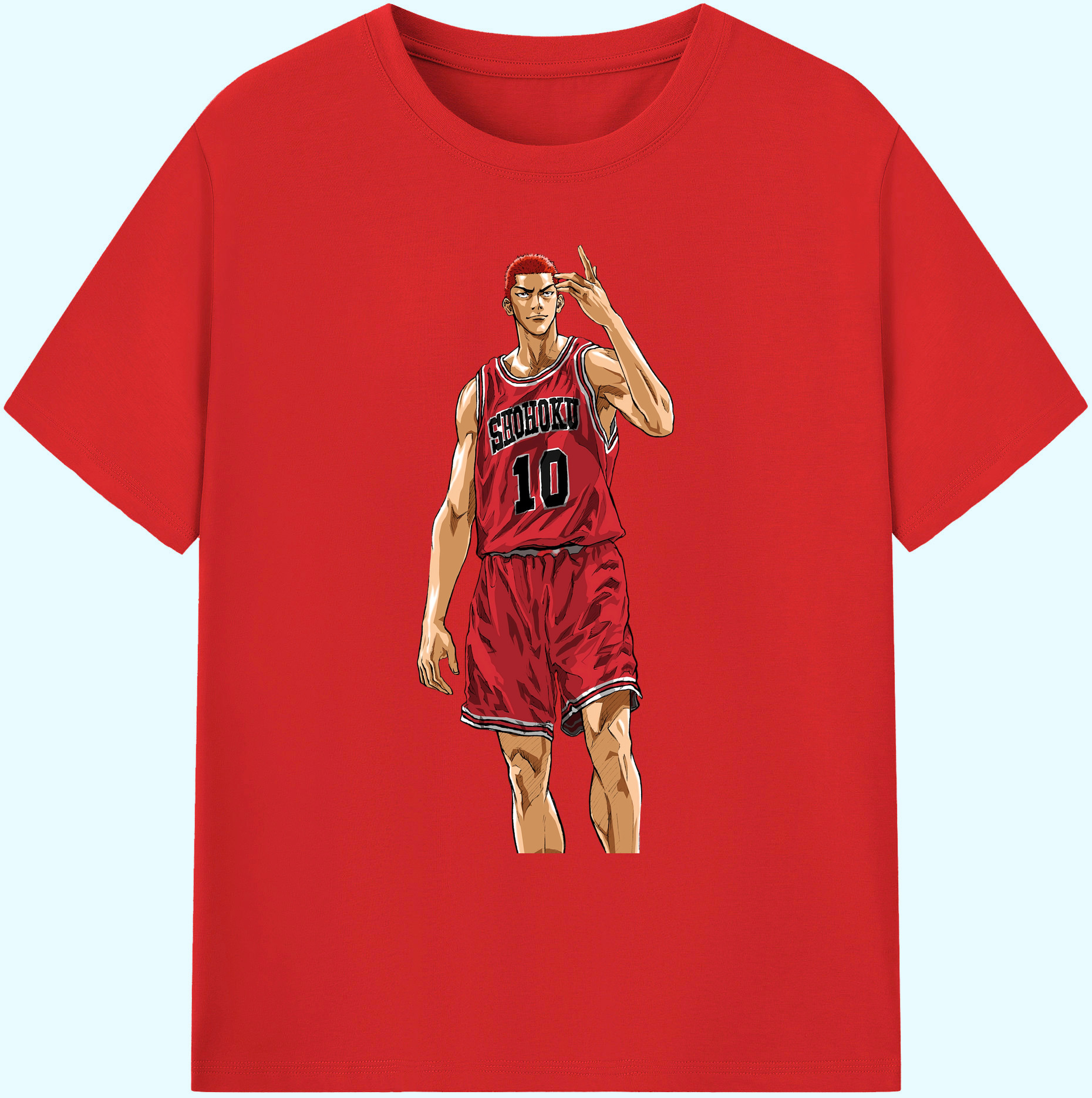 （画像用） SLAM DUNK／スラムダンク 綿100％ メンズ半袖Tシャツ｜肌触りやわらか＆通気性