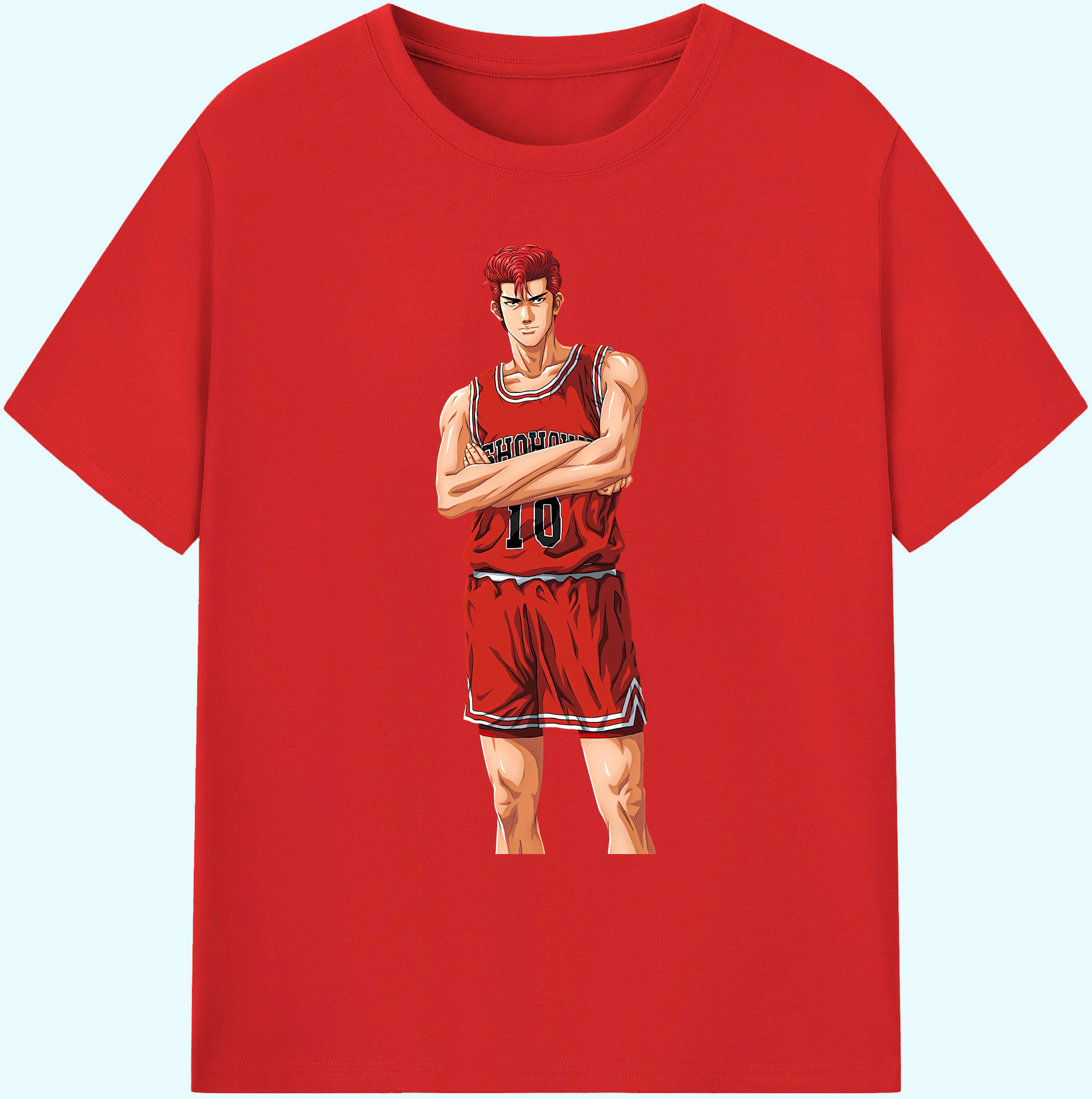 （画像用） SLAM DUNK／スラムダンク 綿100％ メンズ半袖Tシャツ｜肌触りやわらか＆通気性