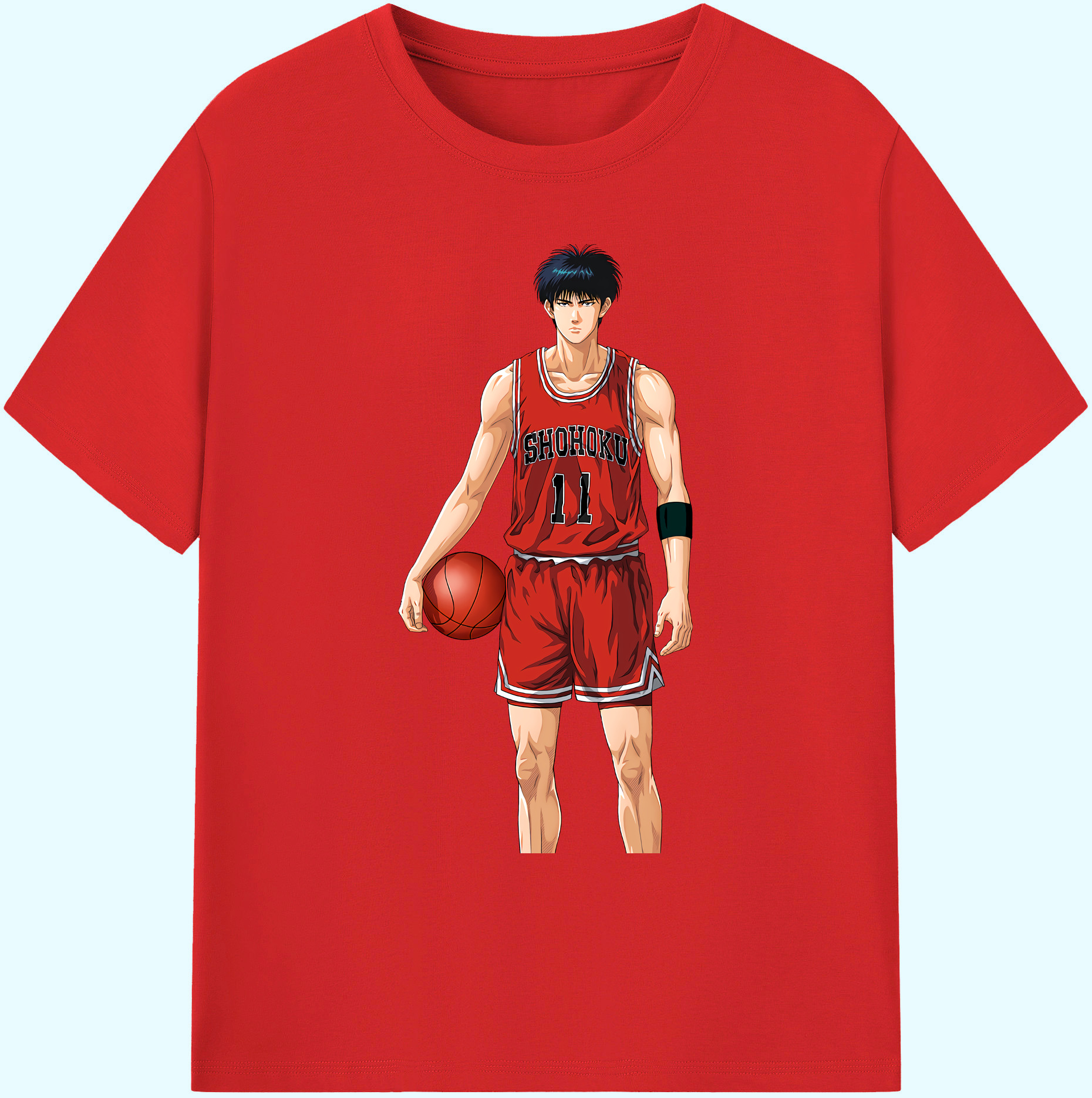 （画像用） SLAM DUNK／スラムダンク 綿100％ メンズ半袖Tシャツ｜肌触りやわらか＆通気性