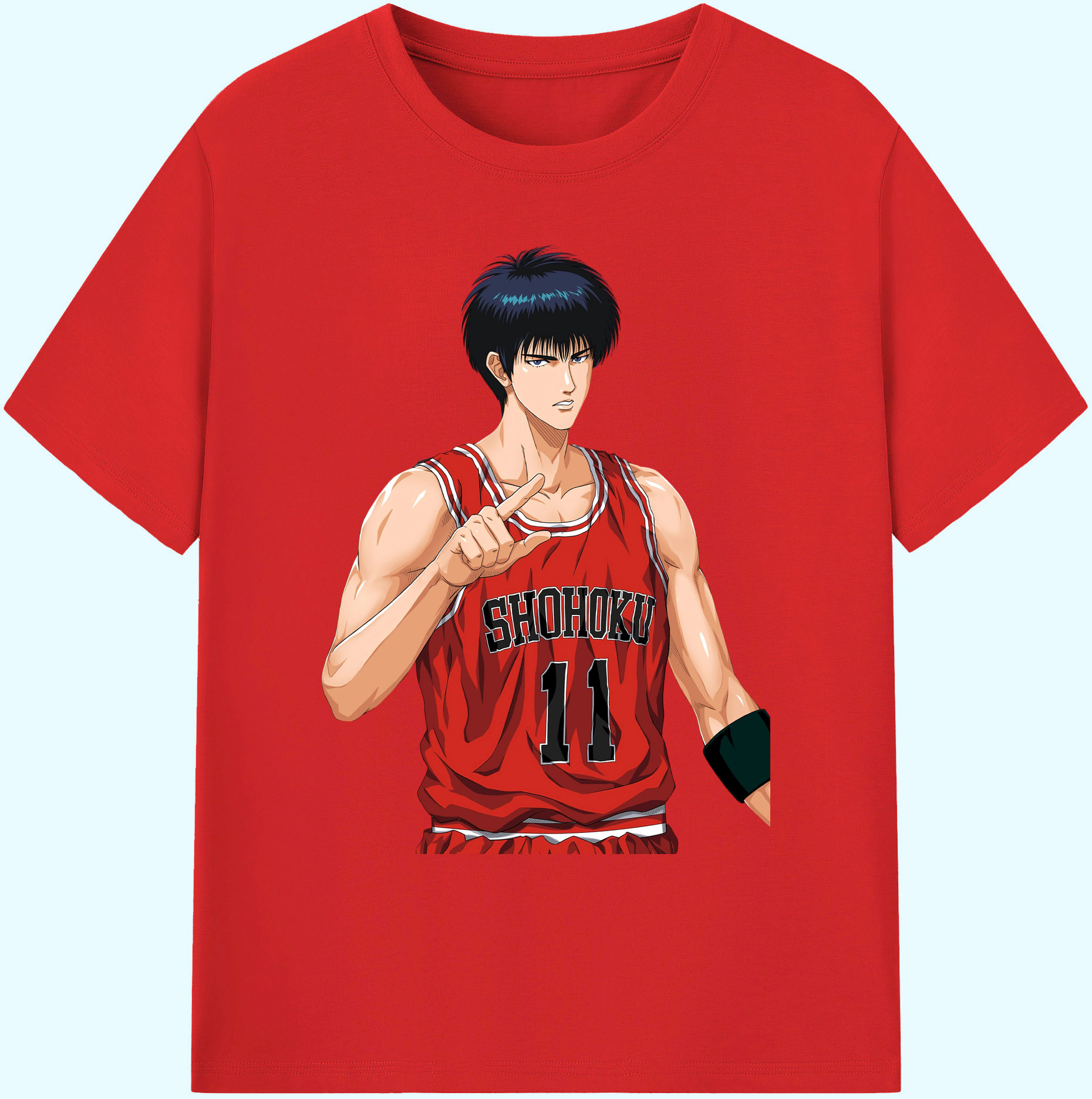 （画像用） SLAM DUNK／スラムダンク 綿100％ メンズ半袖Tシャツ｜肌触りやわらか＆通気性