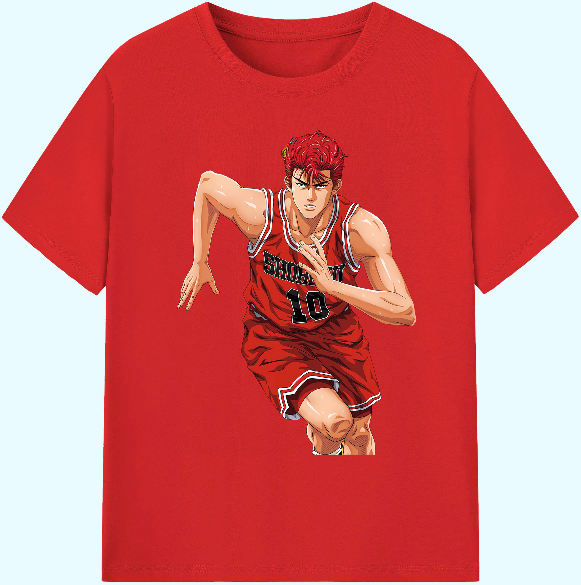 （画像用） SLAM DUNK／スラムダンク 綿100％ メンズ半袖Tシャツ｜肌触りやわらか＆通気性