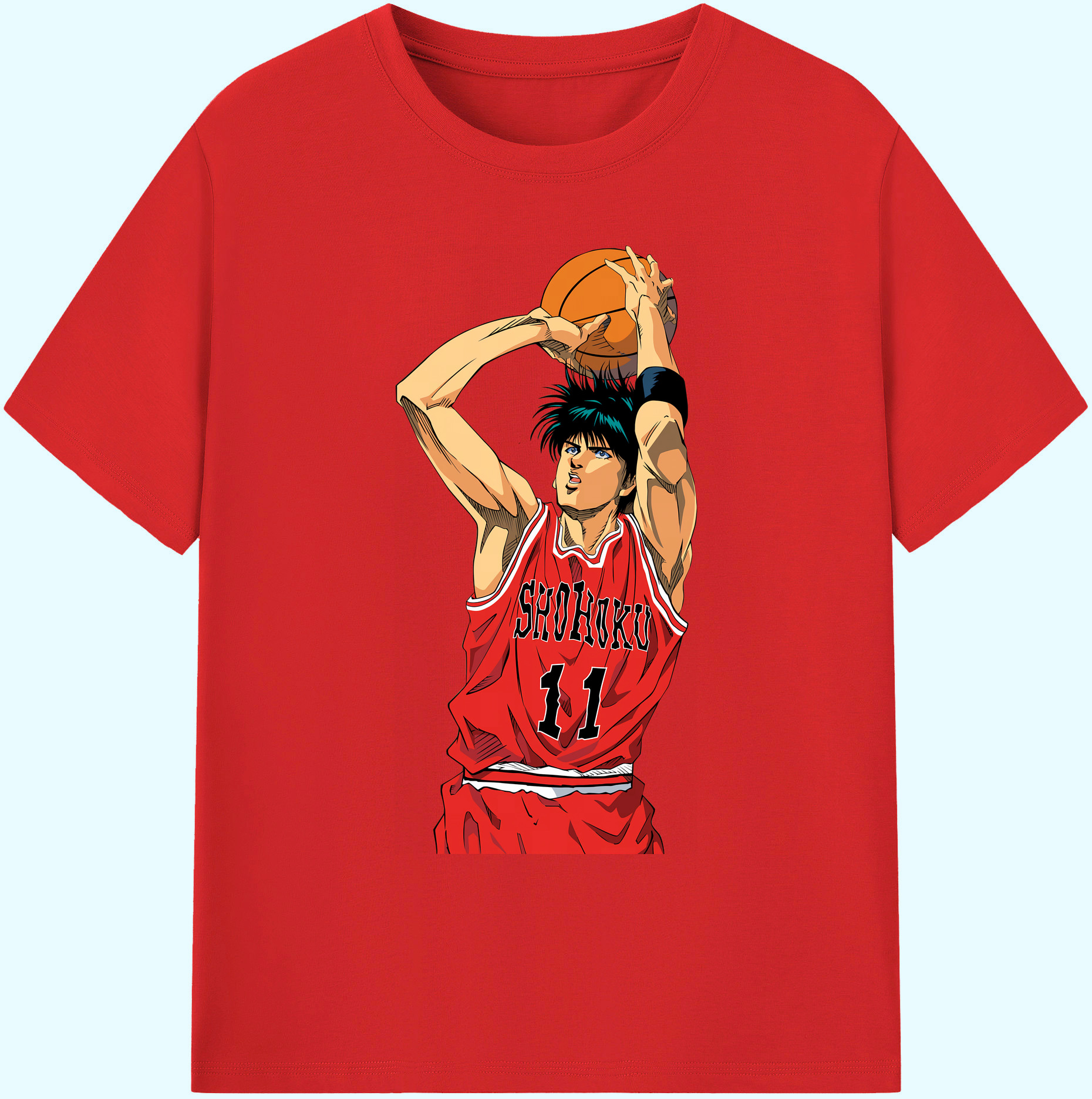 （画像用） SLAM DUNK／スラムダンク 綿100％ メンズ半袖Tシャツ｜肌触りやわらか＆通気性