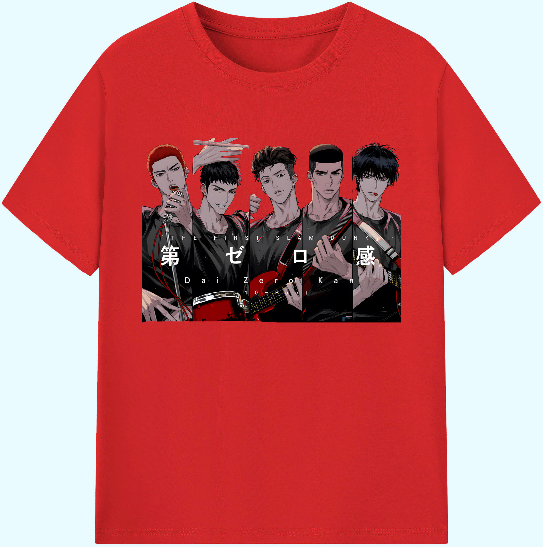 （画像用） SLAM DUNK／スラムダンク 綿100％ メンズ半袖Tシャツ｜肌触りやわらか＆通気性
