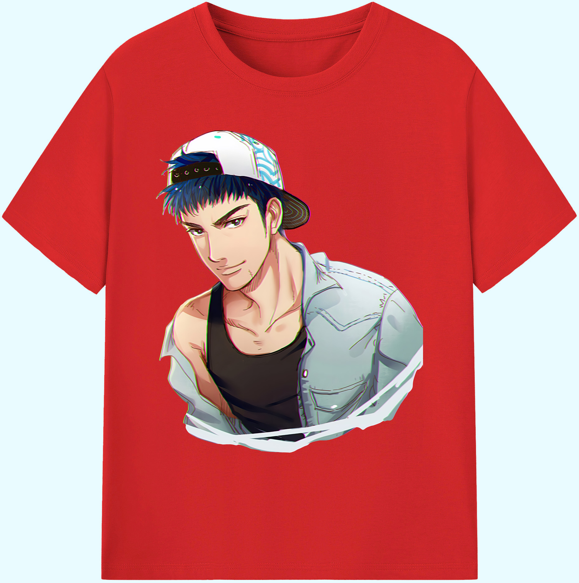 （画像用） SLAM DUNK／スラムダンク 綿100％ メンズ半袖Tシャツ｜肌触りやわらか＆通気性