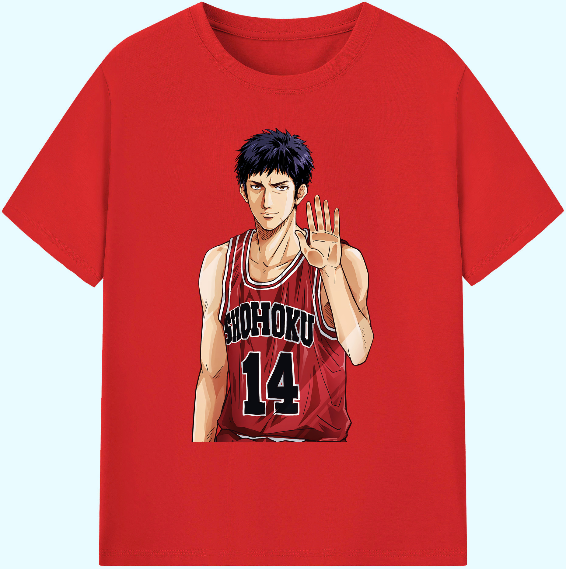 （画像用） SLAM DUNK／スラムダンク 綿100％ メンズ半袖Tシャツ｜肌触りやわらか＆通気性