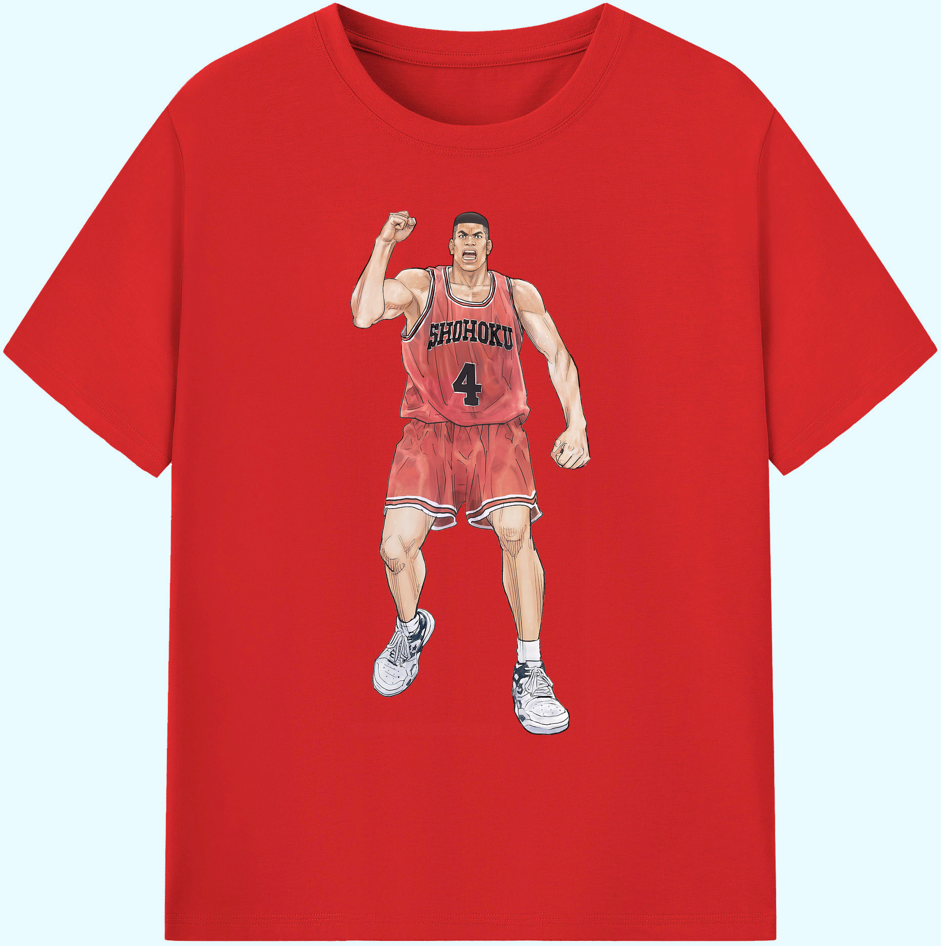 （画像用） SLAM DUNK／スラムダンク 綿100％ メンズ半袖Tシャツ｜肌触りやわらか＆通気性
