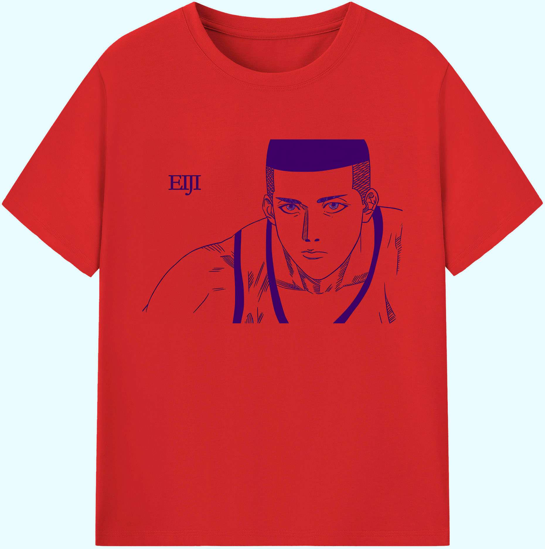 （画像用） SLAM DUNK／スラムダンク 綿100％ メンズ半袖Tシャツ｜肌触りやわらか＆通気性