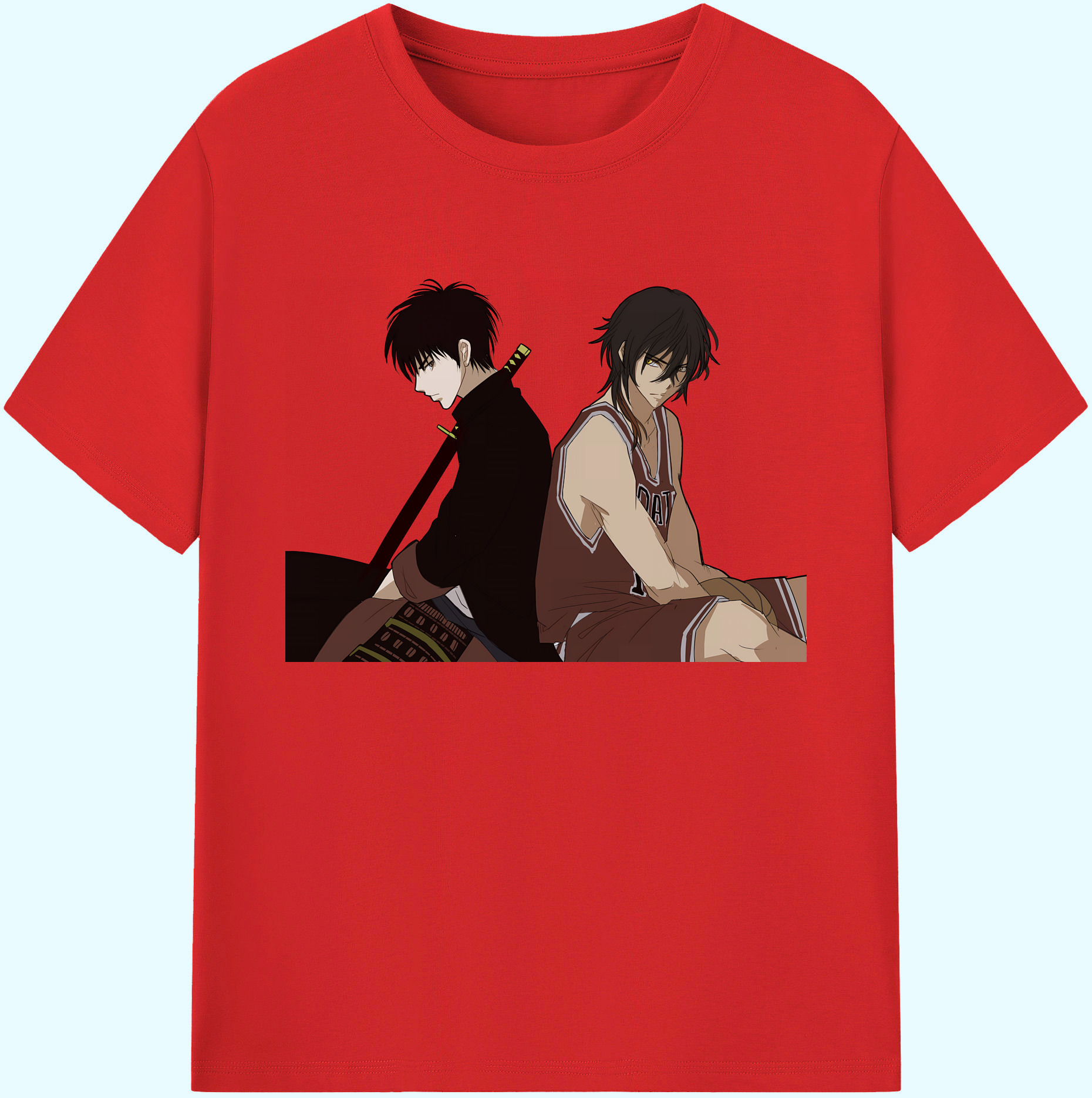 （画像用） SLAM DUNK／スラムダンク 綿100％ メンズ半袖Tシャツ｜肌触りやわらか＆通気性