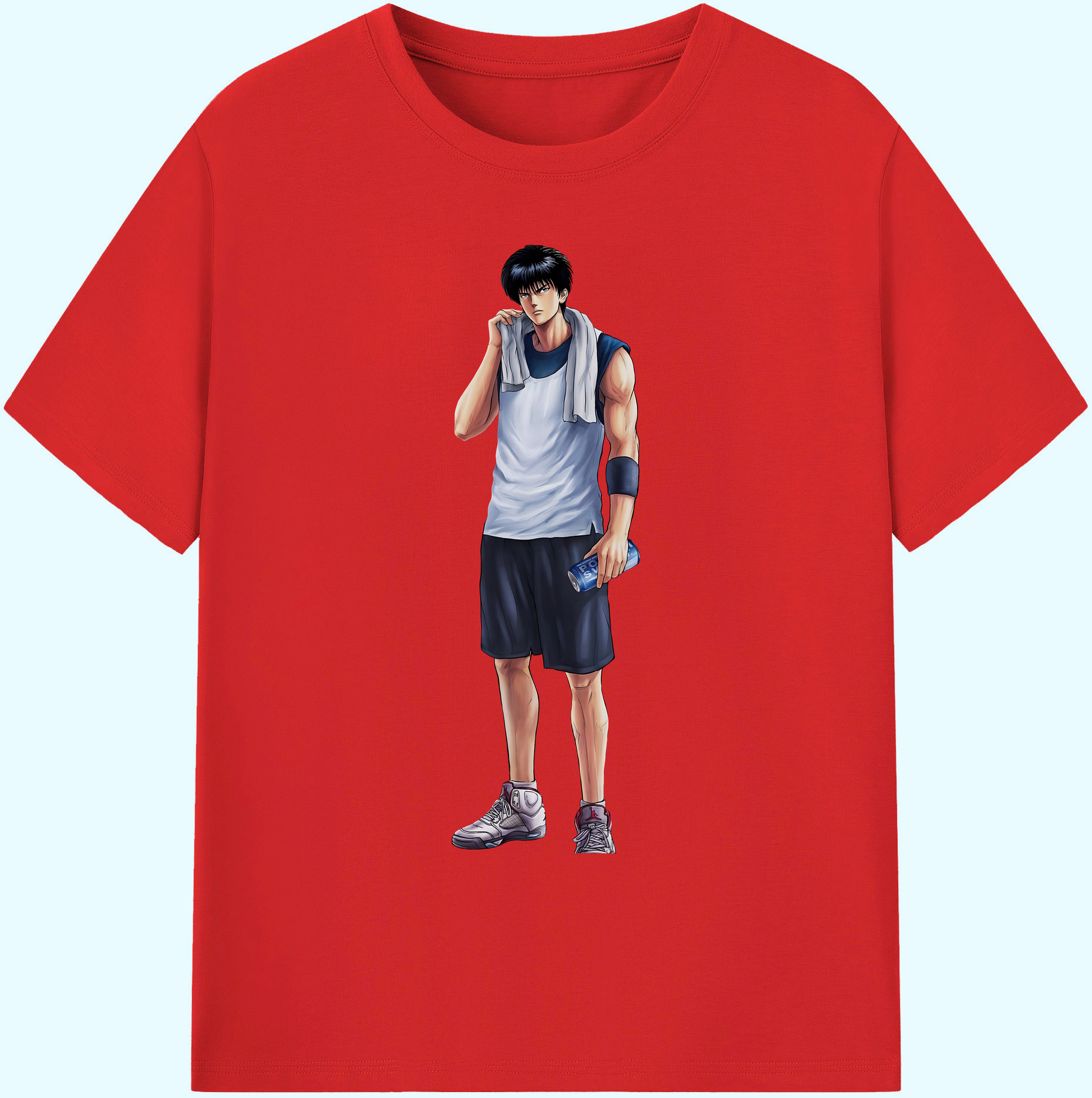 （画像用） SLAM DUNK／スラムダンク 綿100％ メンズ半袖Tシャツ｜肌触りやわらか＆通気性