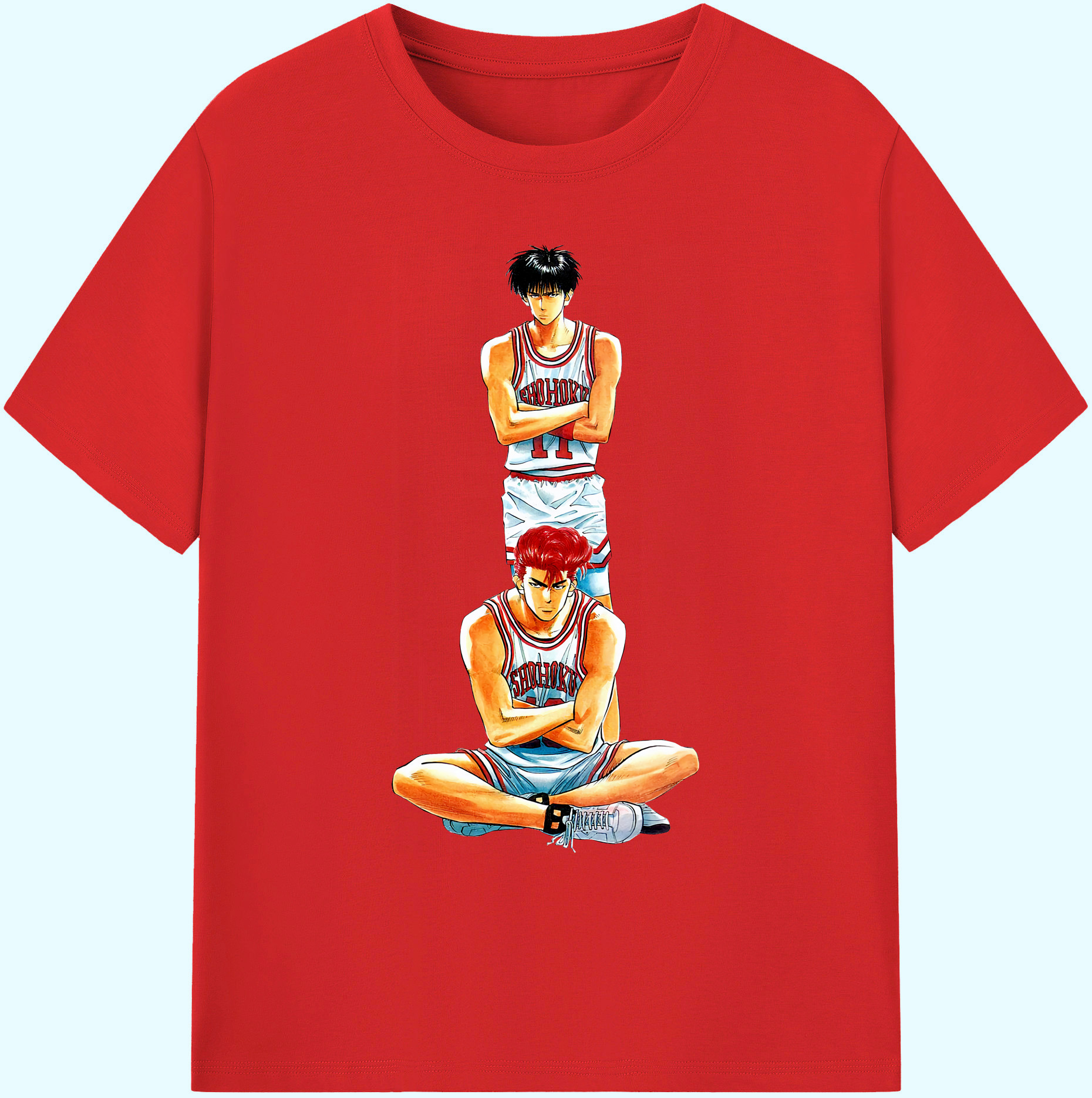 （画像用） SLAM DUNK／スラムダンク 綿100％ メンズ半袖Tシャツ｜肌触りやわらか＆通気性