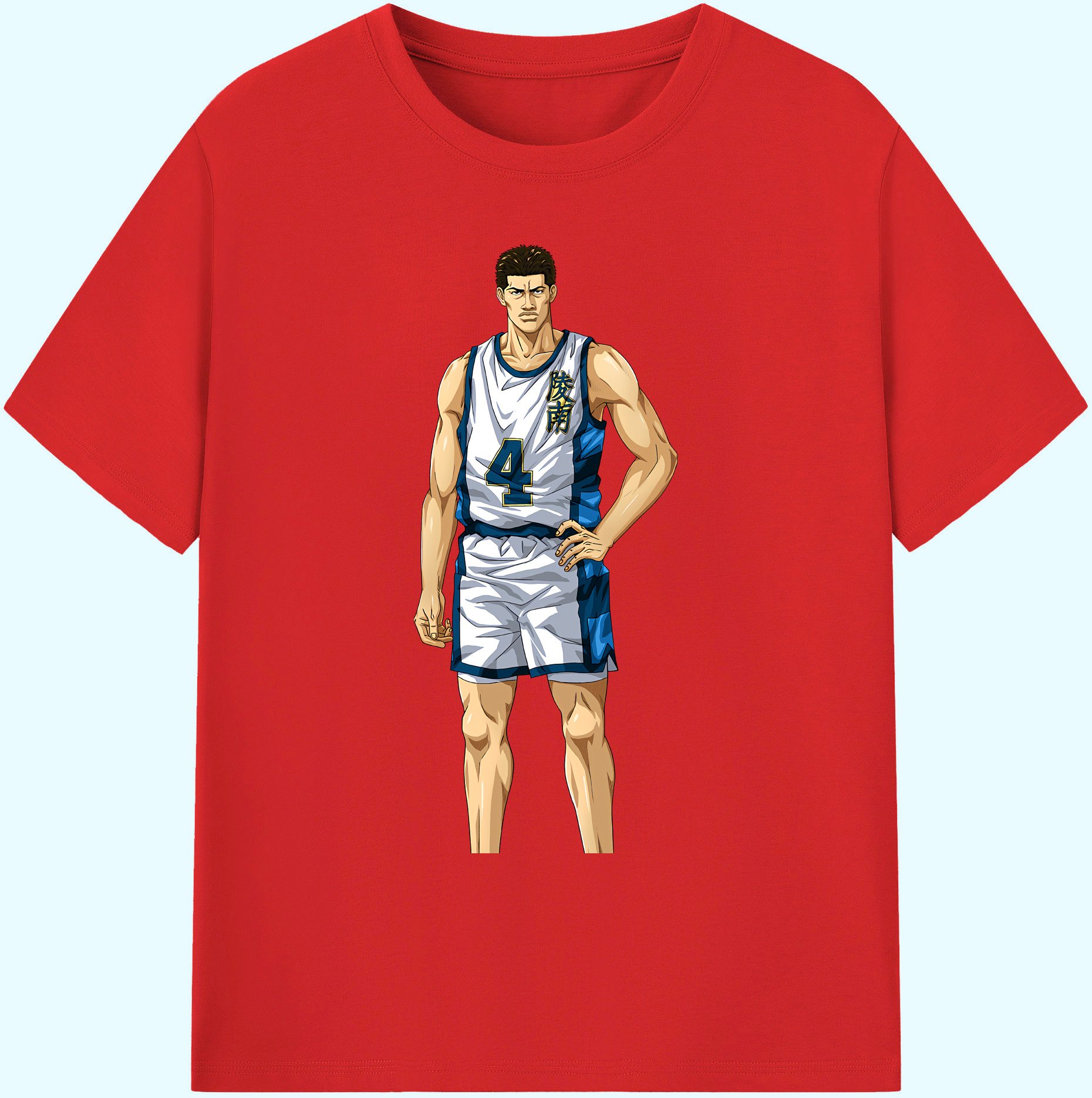 （画像用） SLAM DUNK／スラムダンク 綿100％ メンズ半袖Tシャツ｜肌触りやわらか＆通気性