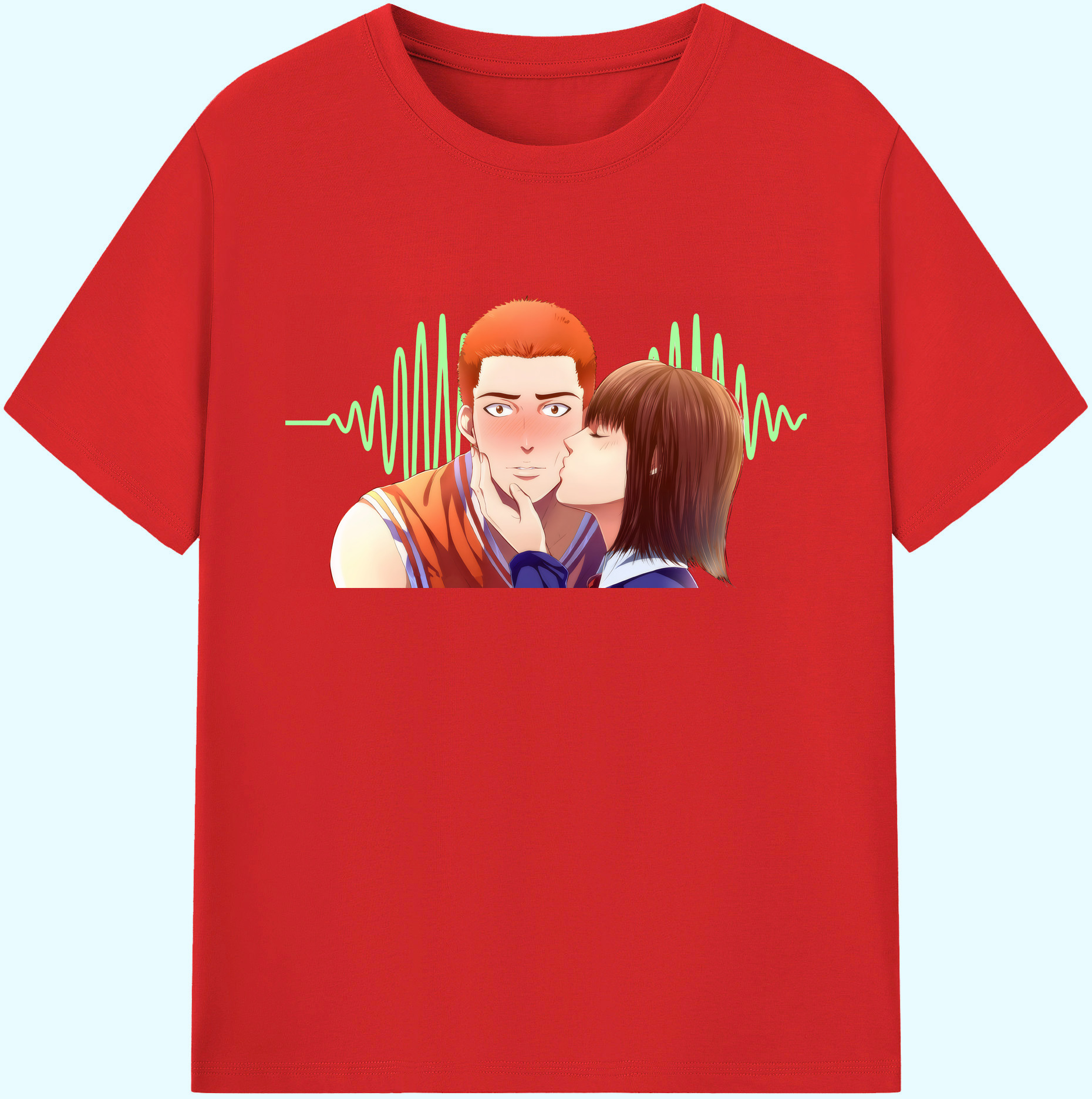 （画像用） SLAM DUNK／スラムダンク 綿100％ メンズ半袖Tシャツ｜肌触りやわらか＆通気性