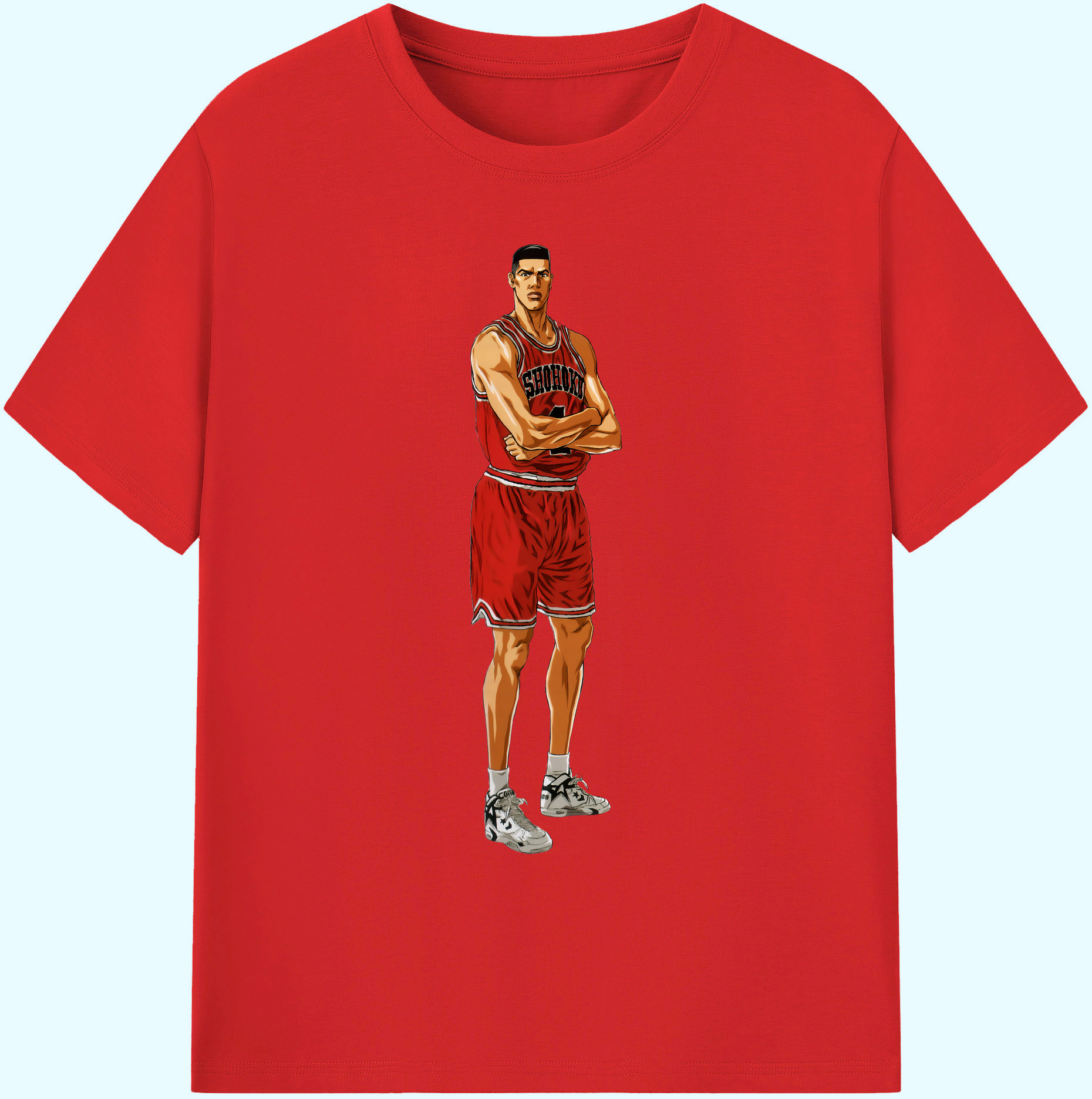 （画像用） SLAM DUNK／スラムダンク 綿100％ メンズ半袖Tシャツ｜肌触りやわらか＆通気性