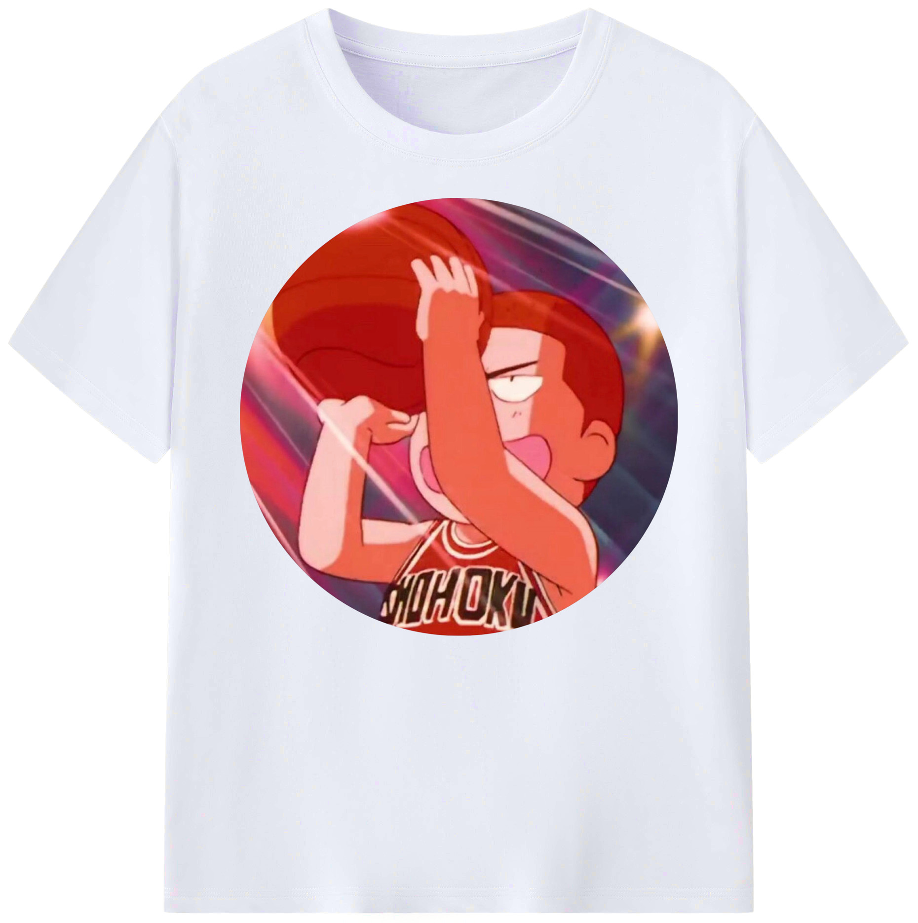 （画像用） SLAM DUNK／スラムダンク 綿100％ メンズ半袖Tシャツ｜肌触りやわらか＆通気性