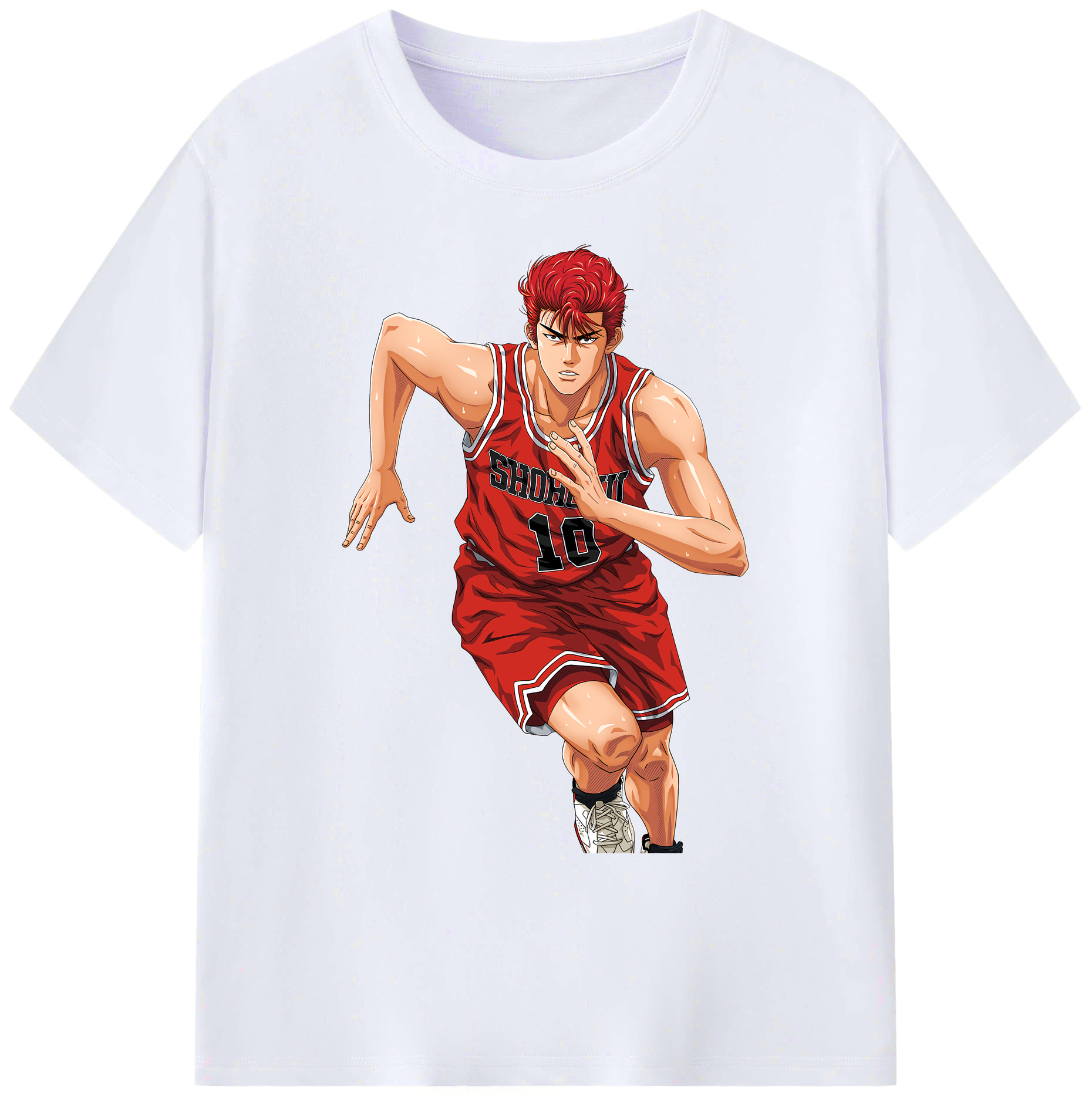 （画像用） SLAM DUNK／スラムダンク 綿100％ メンズ半袖Tシャツ｜肌触りやわらか＆通気性