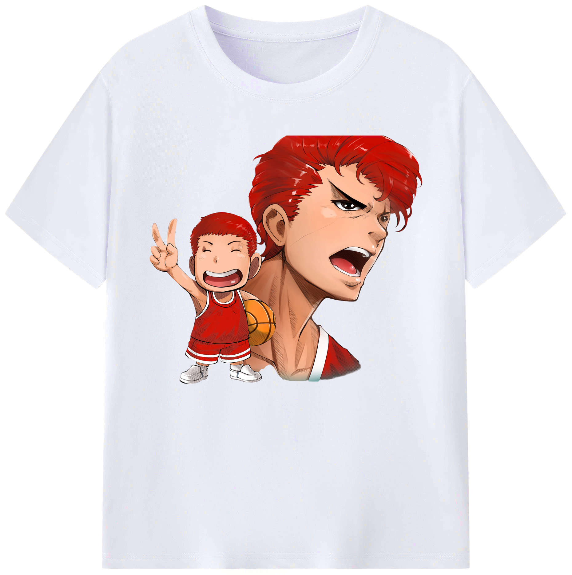 （画像用） SLAM DUNK／スラムダンク 綿100％ メンズ半袖Tシャツ｜肌触りやわらか＆通気性
