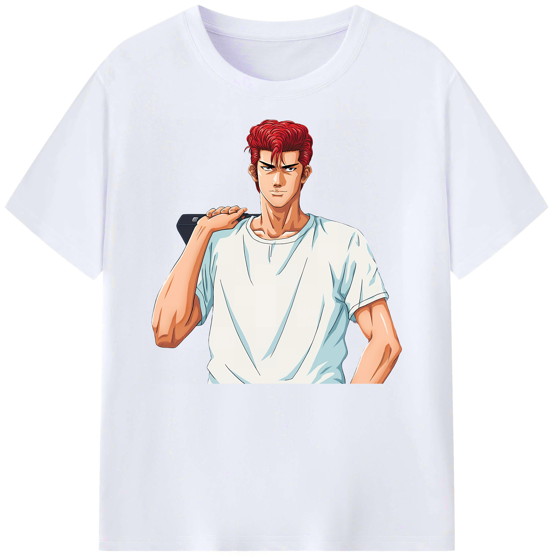 （画像用） SLAM DUNK／スラムダンク 綿100％ メンズ半袖Tシャツ｜肌触りやわらか＆通気性