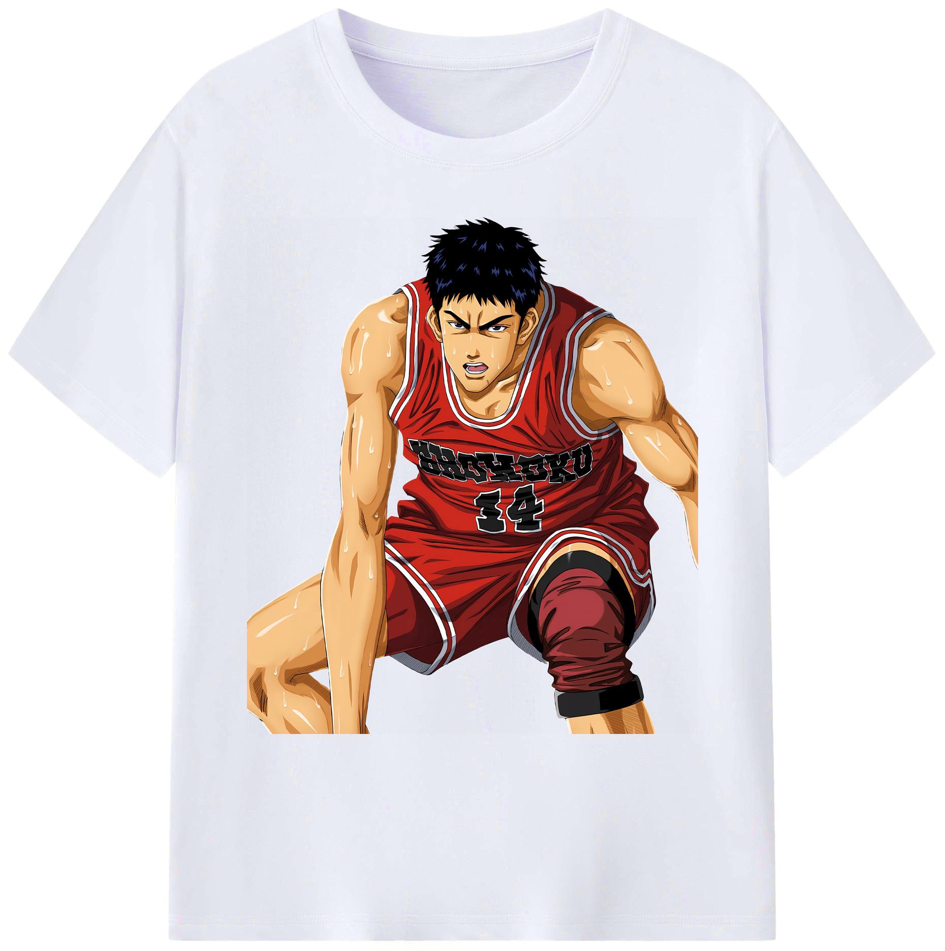 （画像用） SLAM DUNK／スラムダンク 綿100％ メンズ半袖Tシャツ｜肌触りやわらか＆通気性