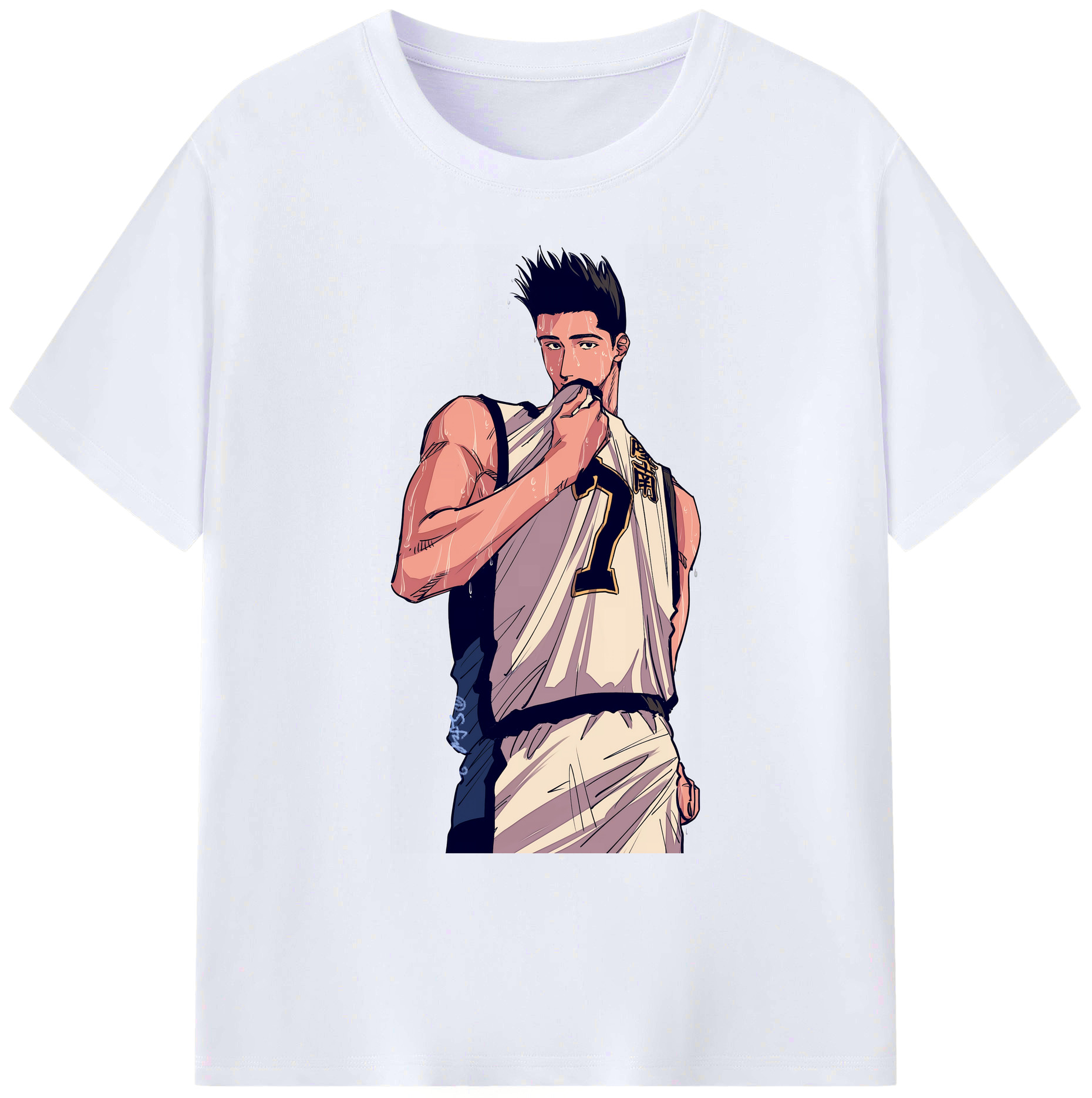 （画像用） SLAM DUNK／スラムダンク 綿100％ メンズ半袖Tシャツ｜肌触りやわらか＆通気性