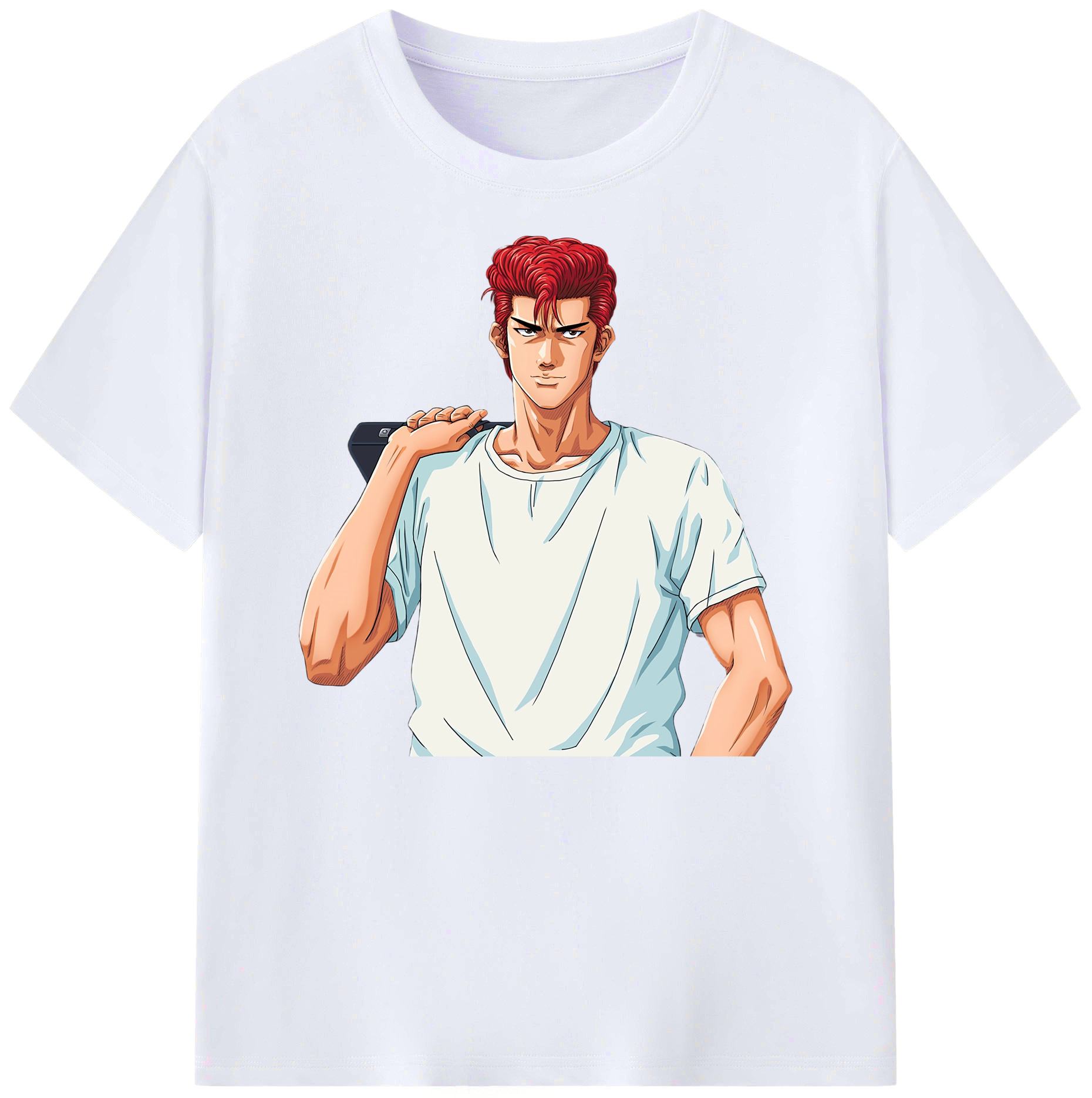 （画像用） SLAM DUNK／スラムダンク 綿100％ メンズ半袖Tシャツ｜肌触りやわらか＆通気性