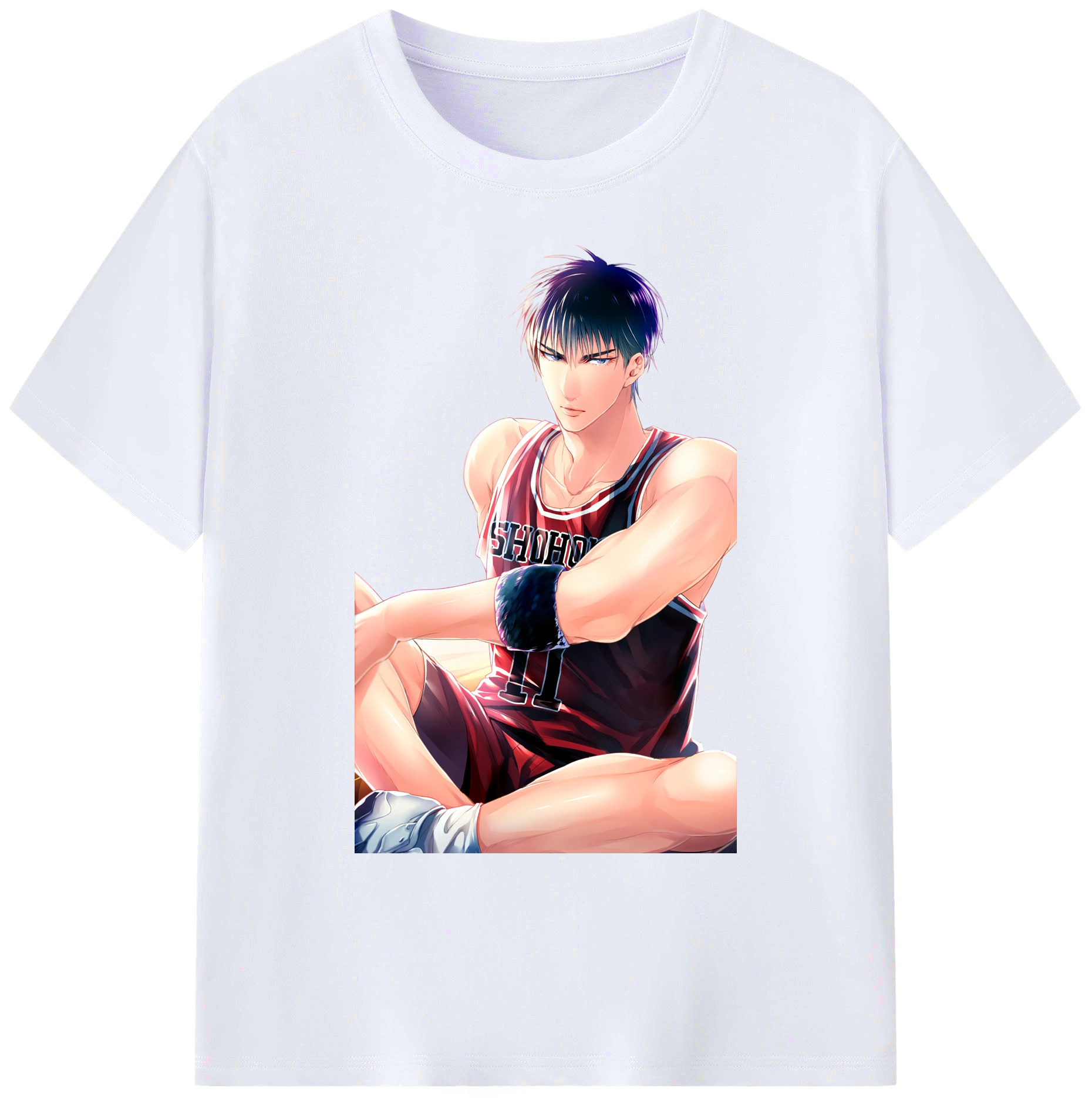 （画像用） SLAM DUNK／スラムダンク 綿100％ メンズ半袖Tシャツ｜肌触りやわらか＆通気性