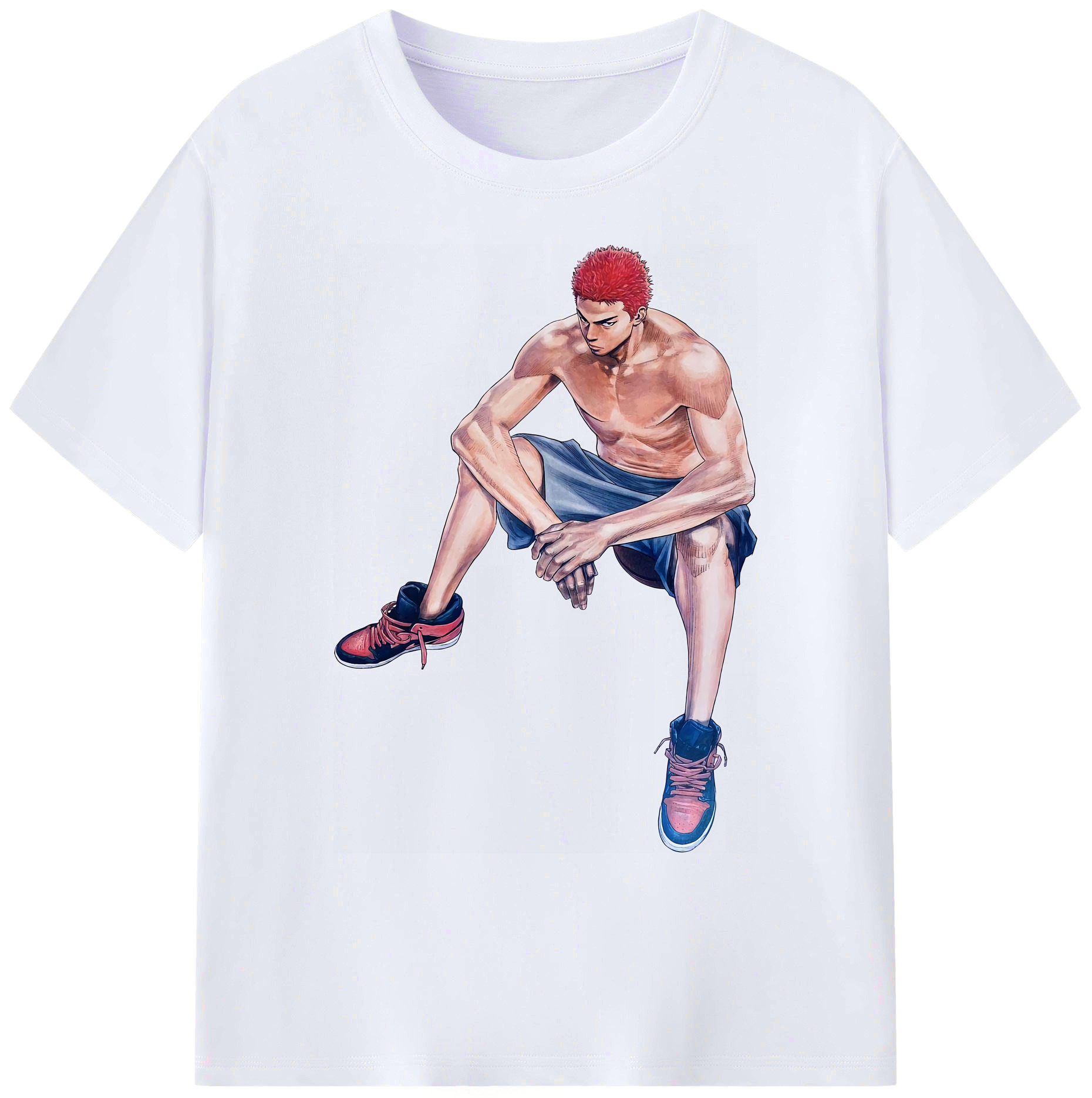 （画像用） SLAM DUNK／スラムダンク 綿100％ メンズ半袖Tシャツ｜肌触りやわらか＆通気性
