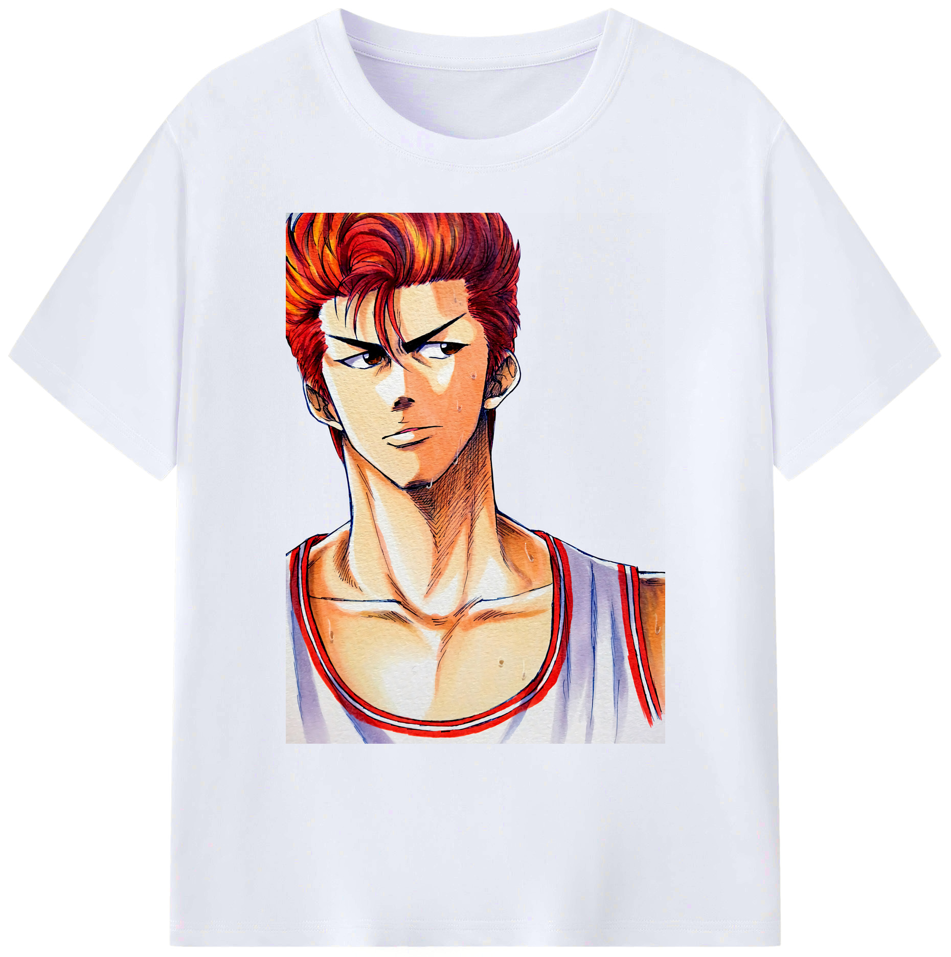 （画像用） SLAM DUNK／スラムダンク 綿100％ メンズ半袖Tシャツ｜肌触りやわらか＆通気性