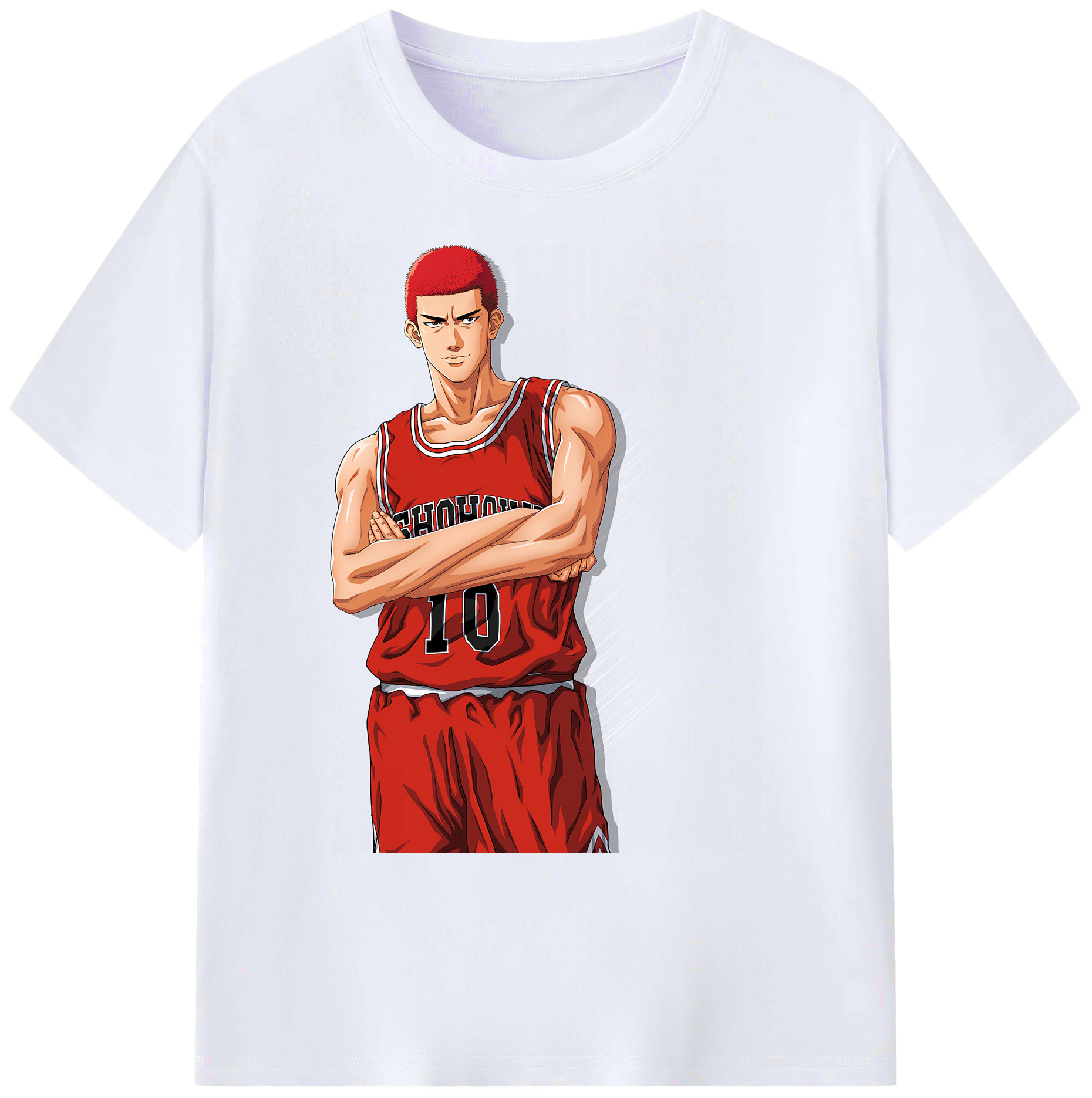 （画像用） SLAM DUNK／スラムダンク 綿100％ メンズ半袖Tシャツ｜肌触りやわらか＆通気性