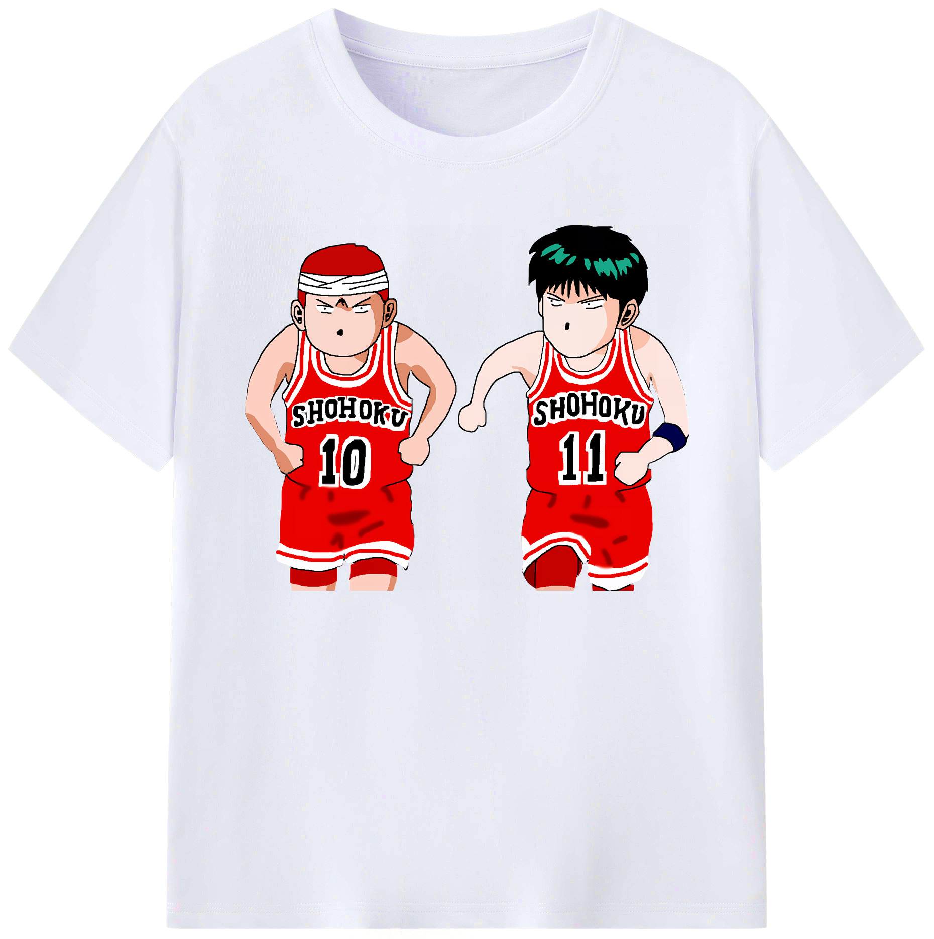 （画像用） SLAM DUNK／スラムダンク 綿100％ メンズ半袖Tシャツ｜肌触りやわらか＆通気性
