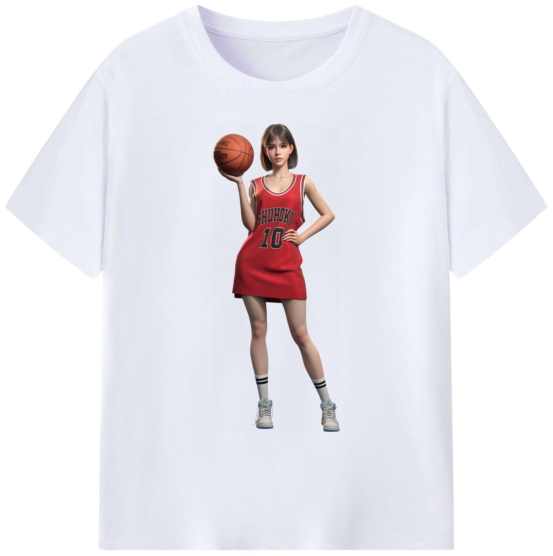 （画像用） SLAM DUNK／スラムダンク 綿100％ メンズ半袖Tシャツ｜肌触りやわらか＆通気性