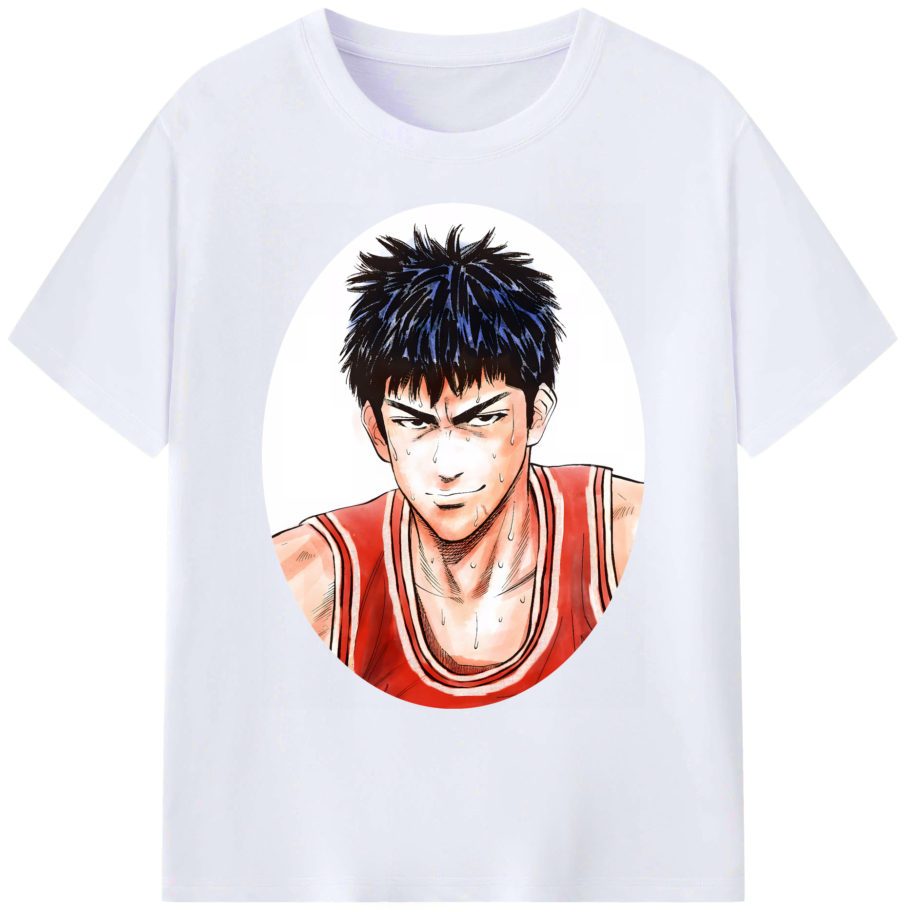 （画像用） SLAM DUNK／スラムダンク 綿100％ メンズ半袖Tシャツ｜肌触りやわらか＆通気性