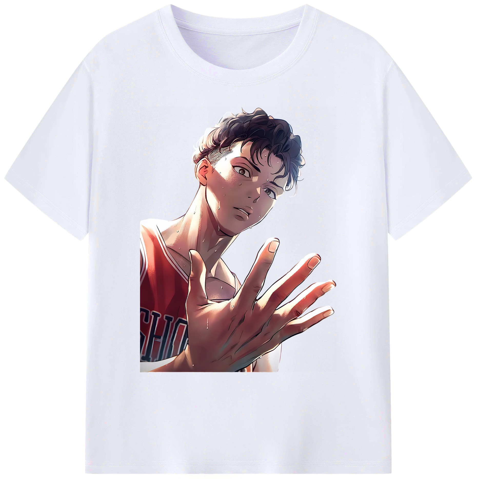 （画像用） SLAM DUNK／スラムダンク 綿100％ メンズ半袖Tシャツ｜肌触りやわらか＆通気性