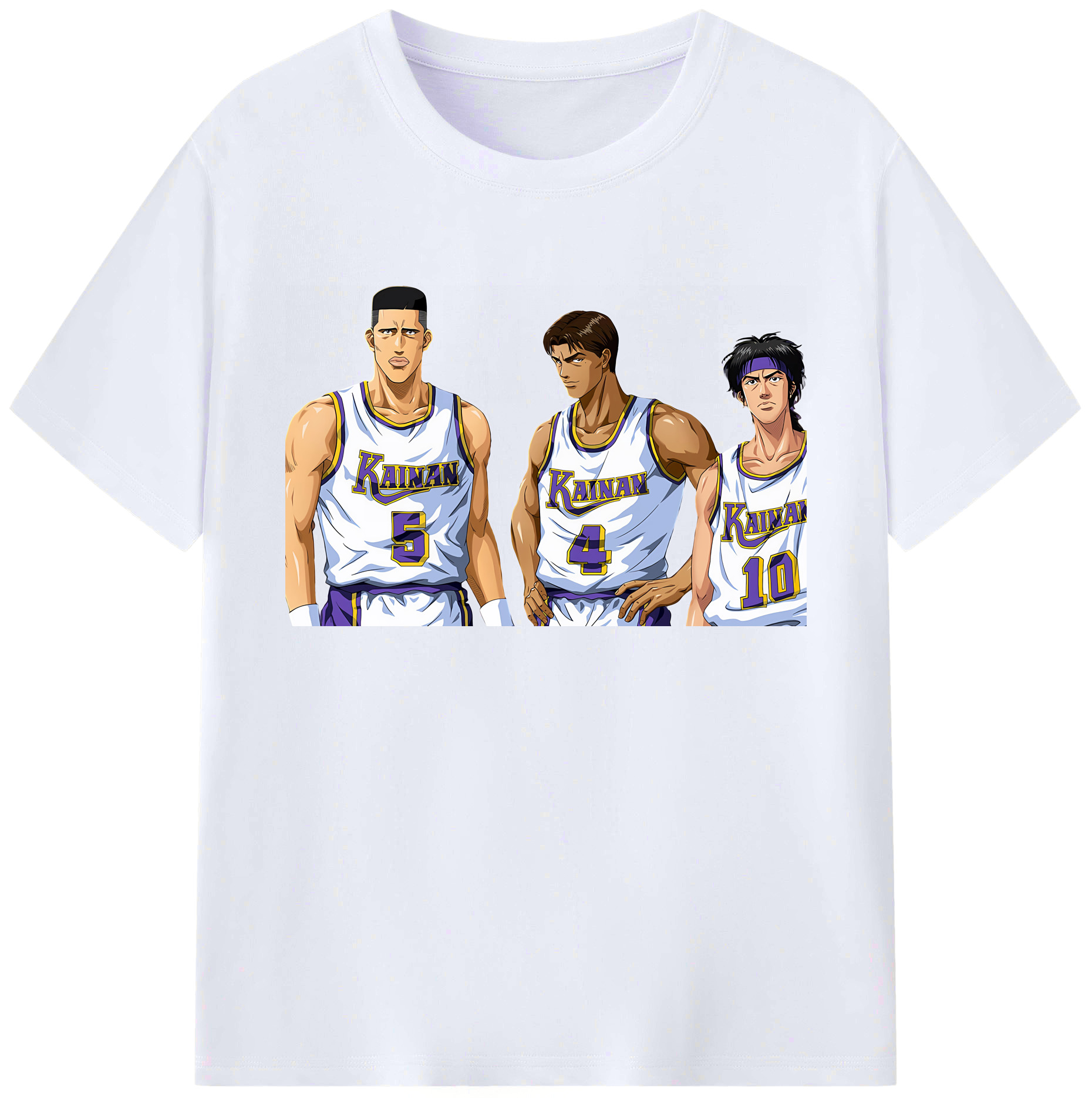 （画像用） SLAM DUNK／スラムダンク 綿100％ メンズ半袖Tシャツ｜肌触りやわらか＆通気性