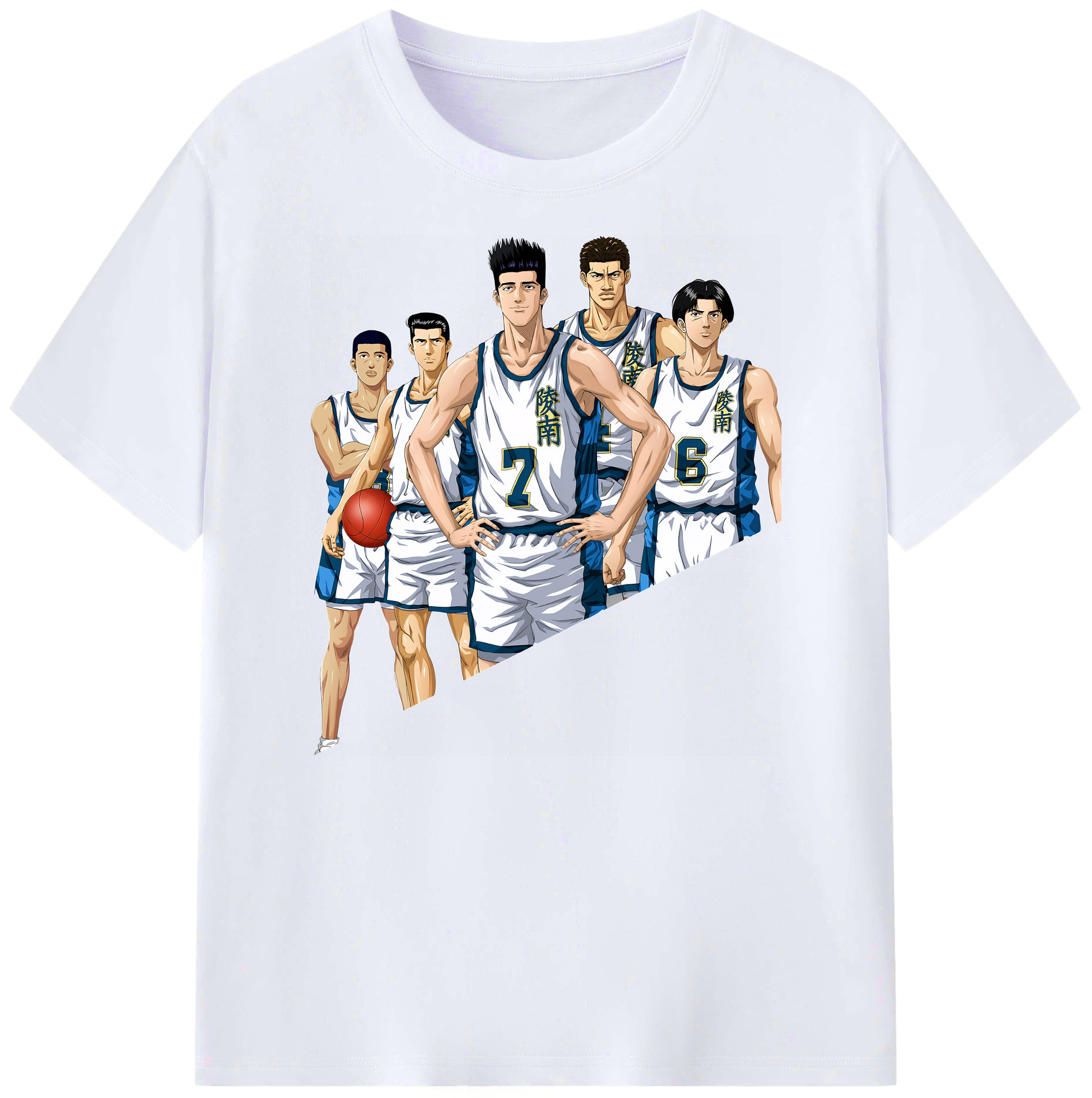 （画像用） SLAM DUNK／スラムダンク 綿100％ メンズ半袖Tシャツ｜肌触りやわらか＆通気性