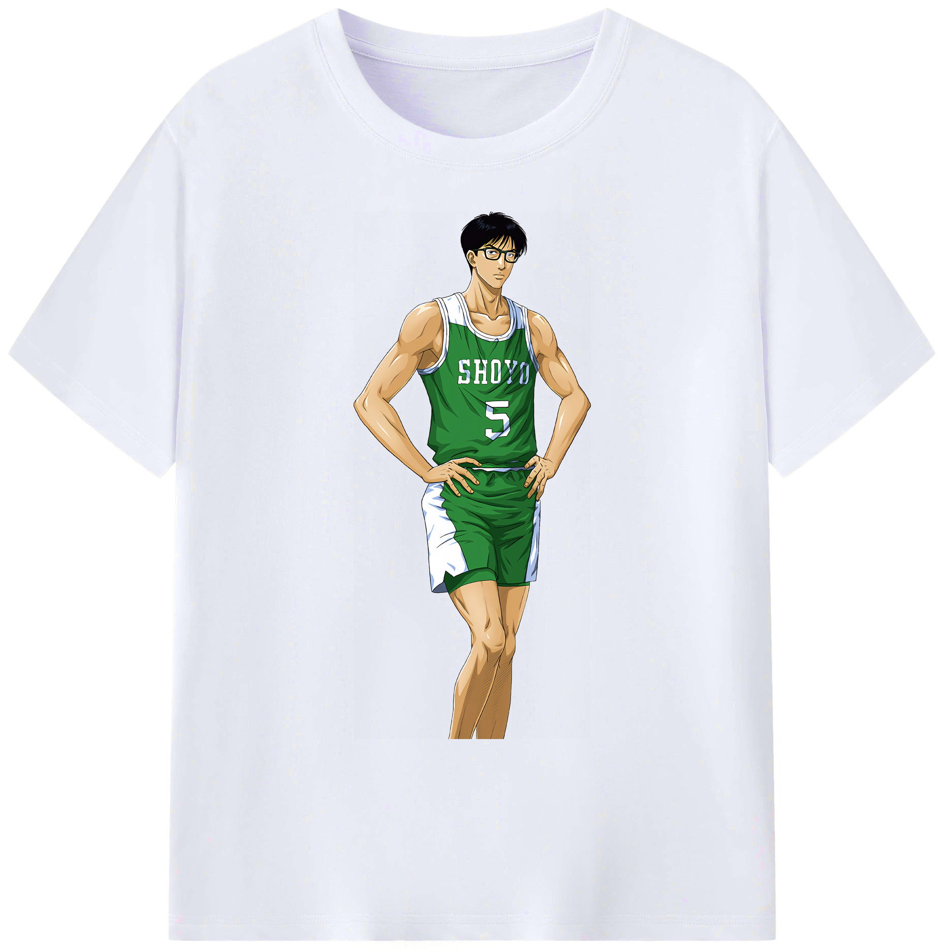 （画像用） SLAM DUNK／スラムダンク 綿100％ メンズ半袖Tシャツ｜肌触りやわらか＆通気性