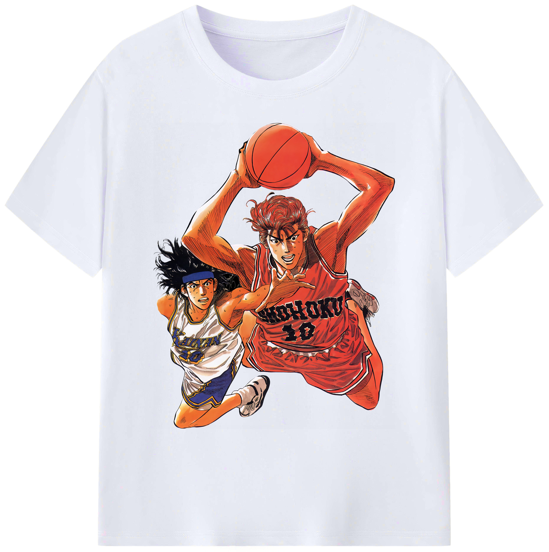 （画像用） SLAM DUNK／スラムダンク 綿100％ メンズ半袖Tシャツ｜肌触りやわらか＆通気性