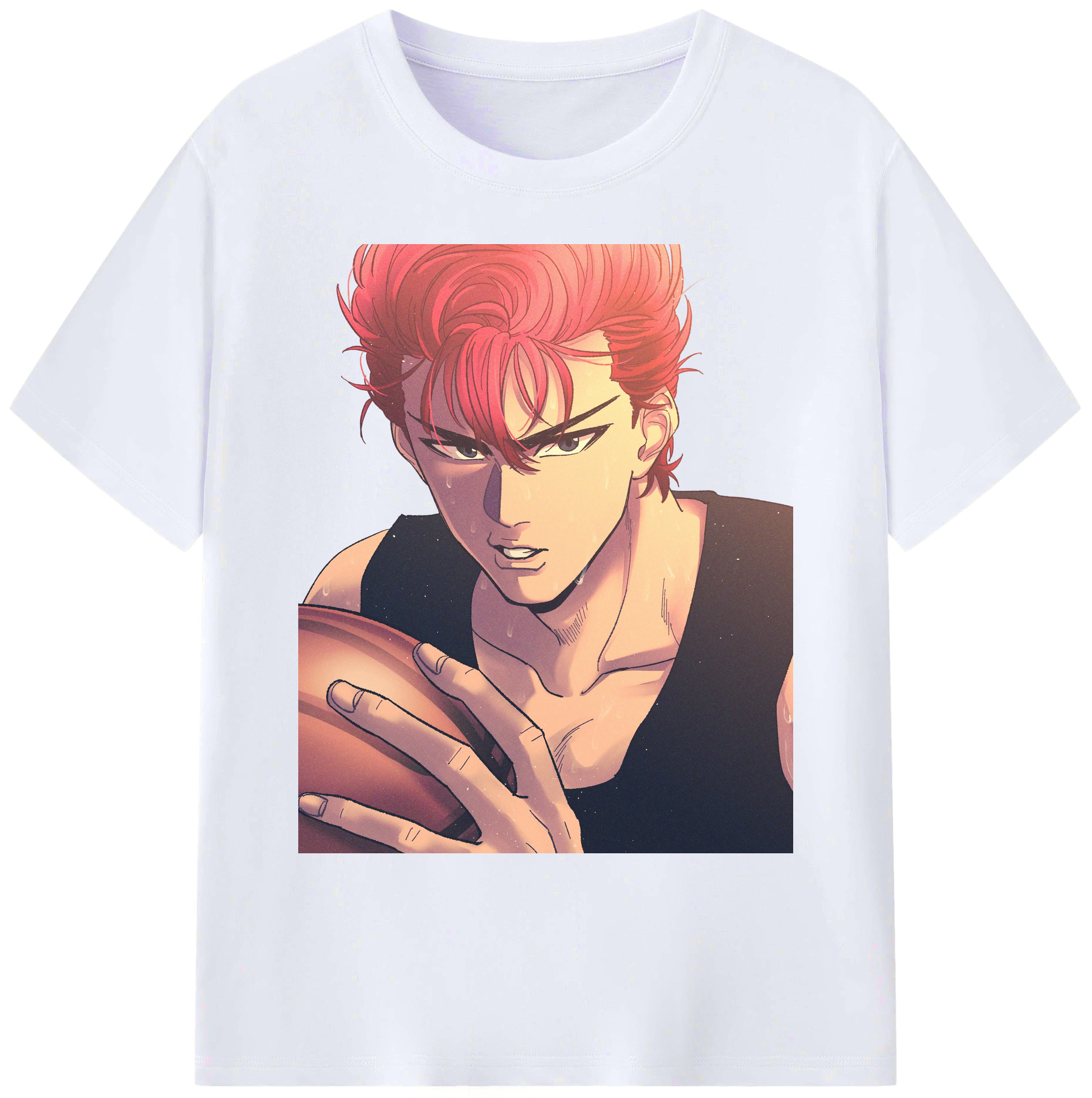 （画像用） SLAM DUNK／スラムダンク 綿100％ メンズ半袖Tシャツ｜肌触りやわらか＆通気性