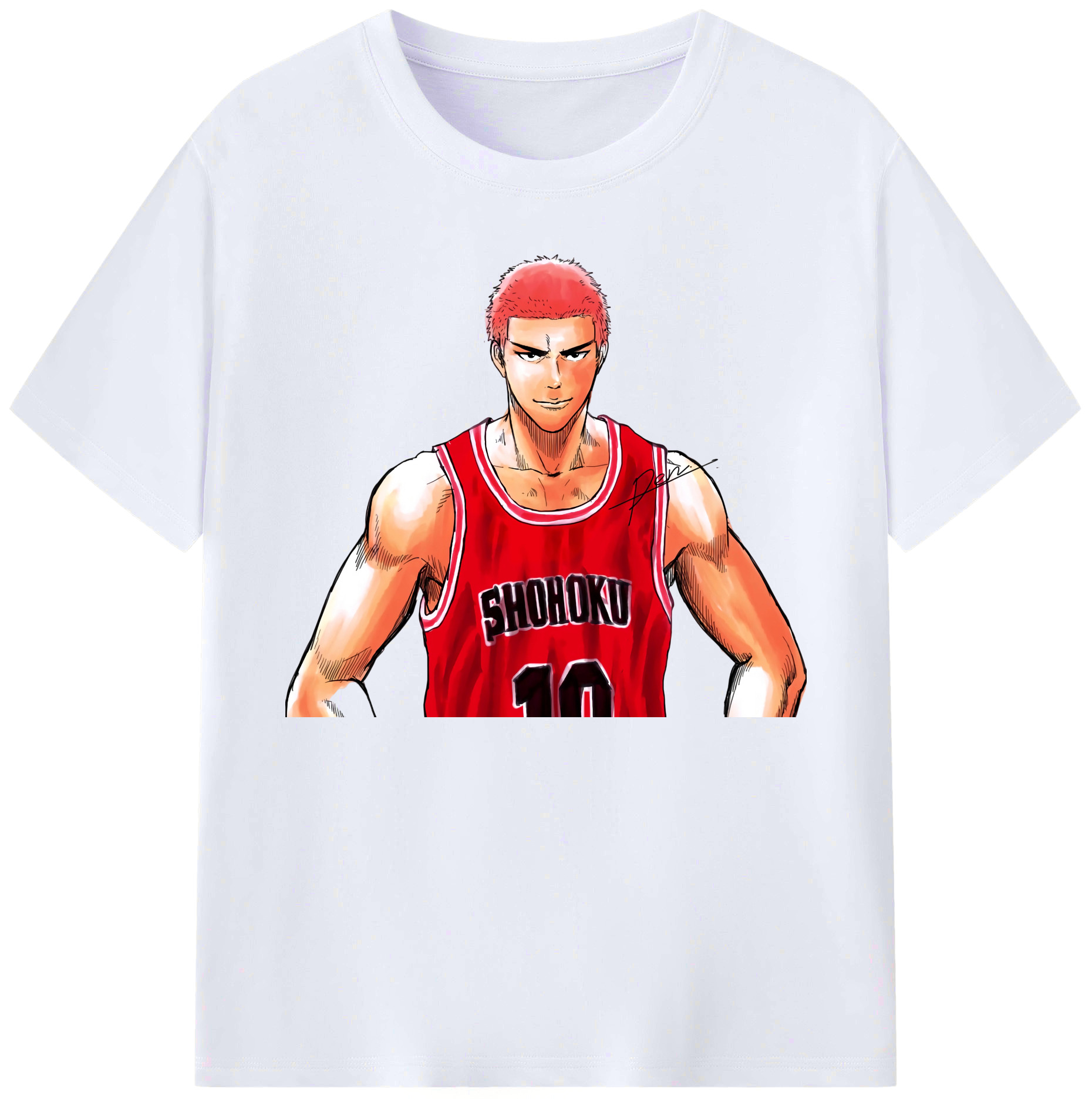 （画像用） SLAM DUNK／スラムダンク 綿100％ メンズ半袖Tシャツ｜肌触りやわらか＆通気性