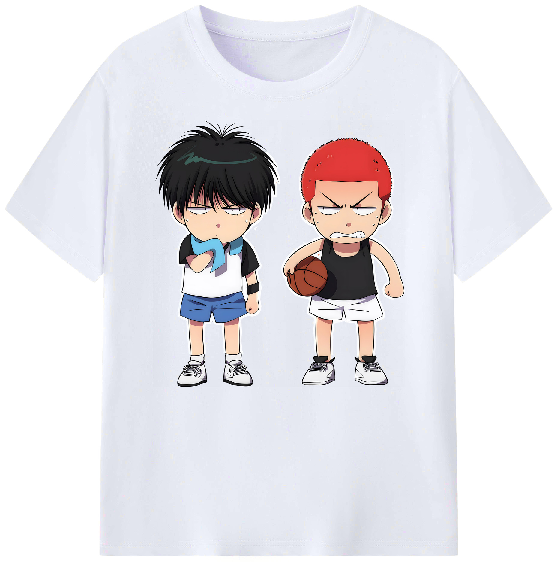 （画像用） SLAM DUNK／スラムダンク 綿100％ メンズ半袖Tシャツ｜肌触りやわらか＆通気性