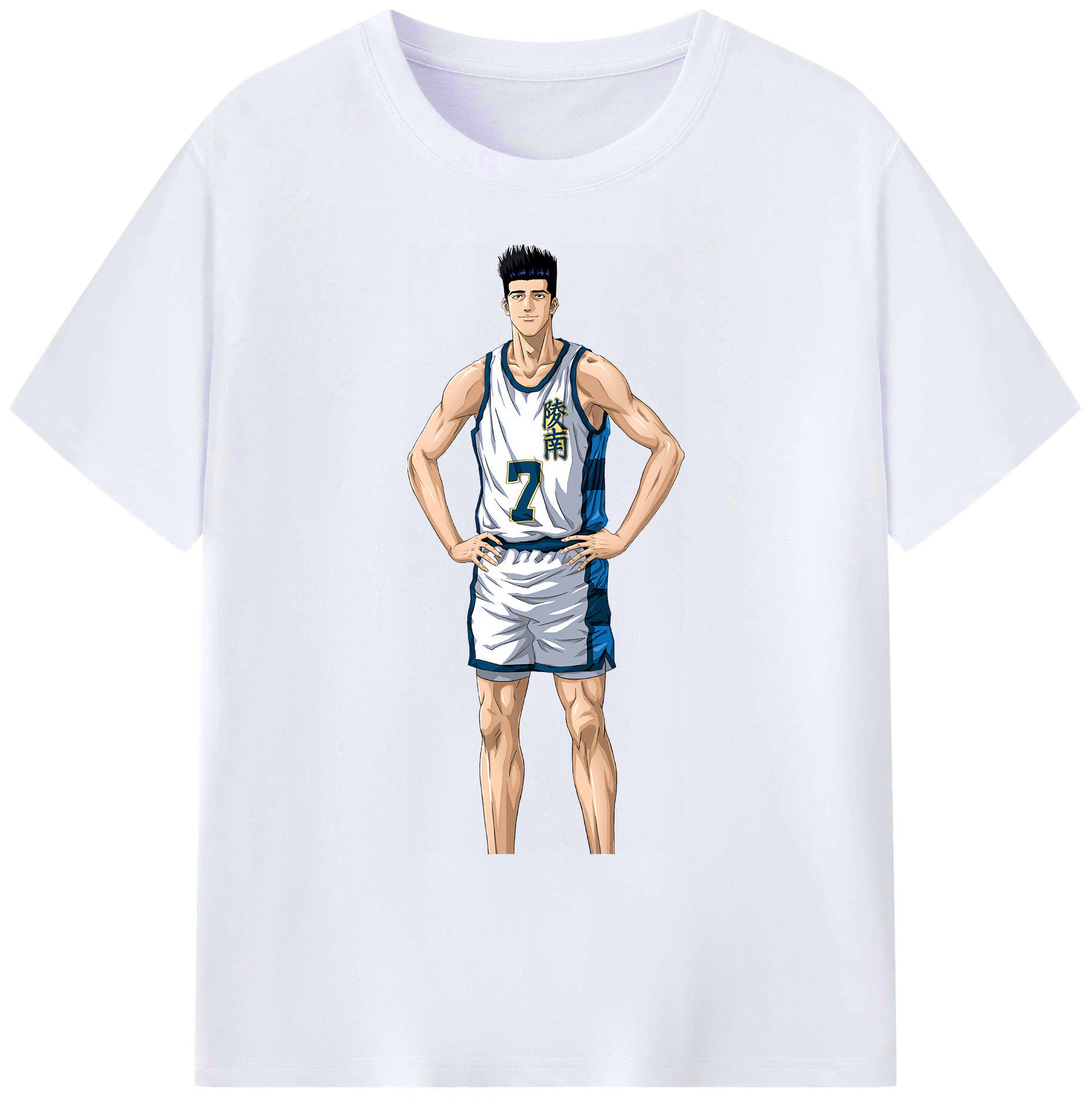 （画像用） SLAM DUNK／スラムダンク 綿100％ メンズ半袖Tシャツ｜肌触りやわらか＆通気性