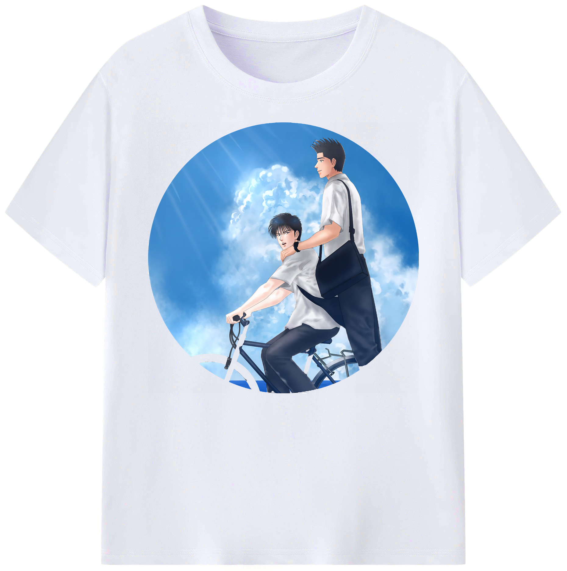 （画像用） SLAM DUNK／スラムダンク 綿100％ メンズ半袖Tシャツ｜肌触りやわらか＆通気性