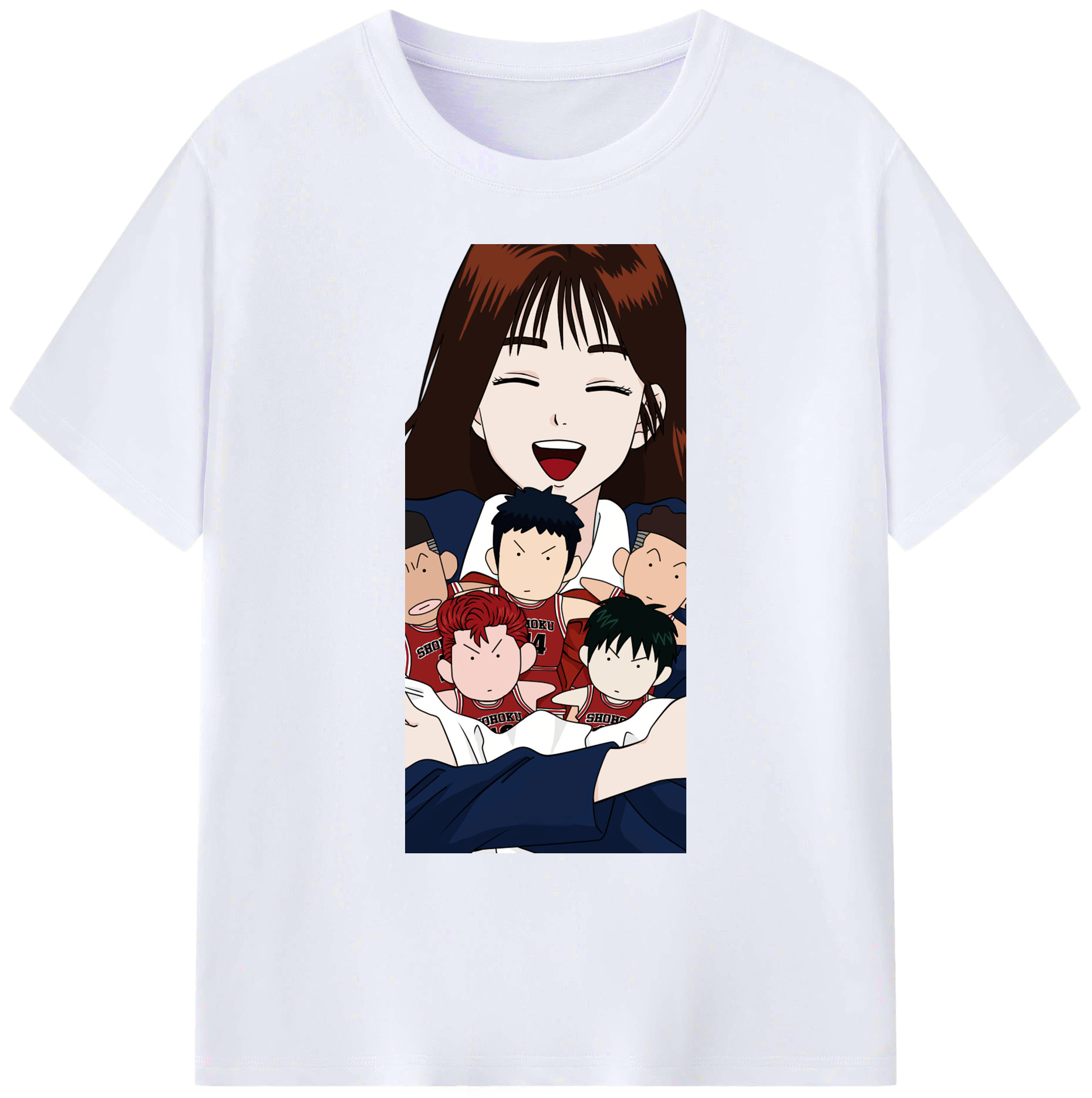 （画像用） SLAM DUNK／スラムダンク 綿100％ メンズ半袖Tシャツ｜肌触りやわらか＆通気性