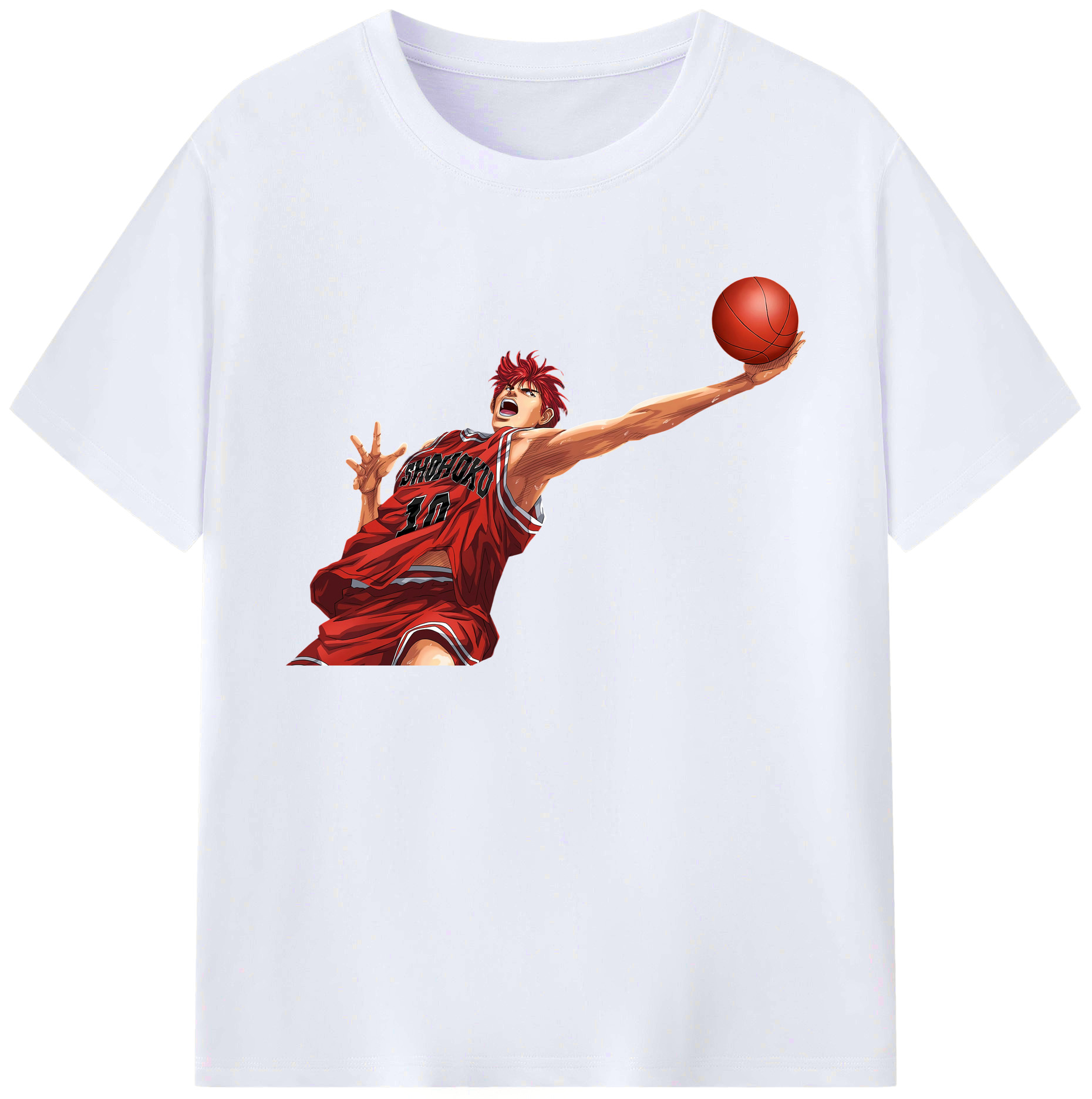 （画像用） SLAM DUNK／スラムダンク 綿100％ メンズ半袖Tシャツ｜肌触りやわらか＆通気性