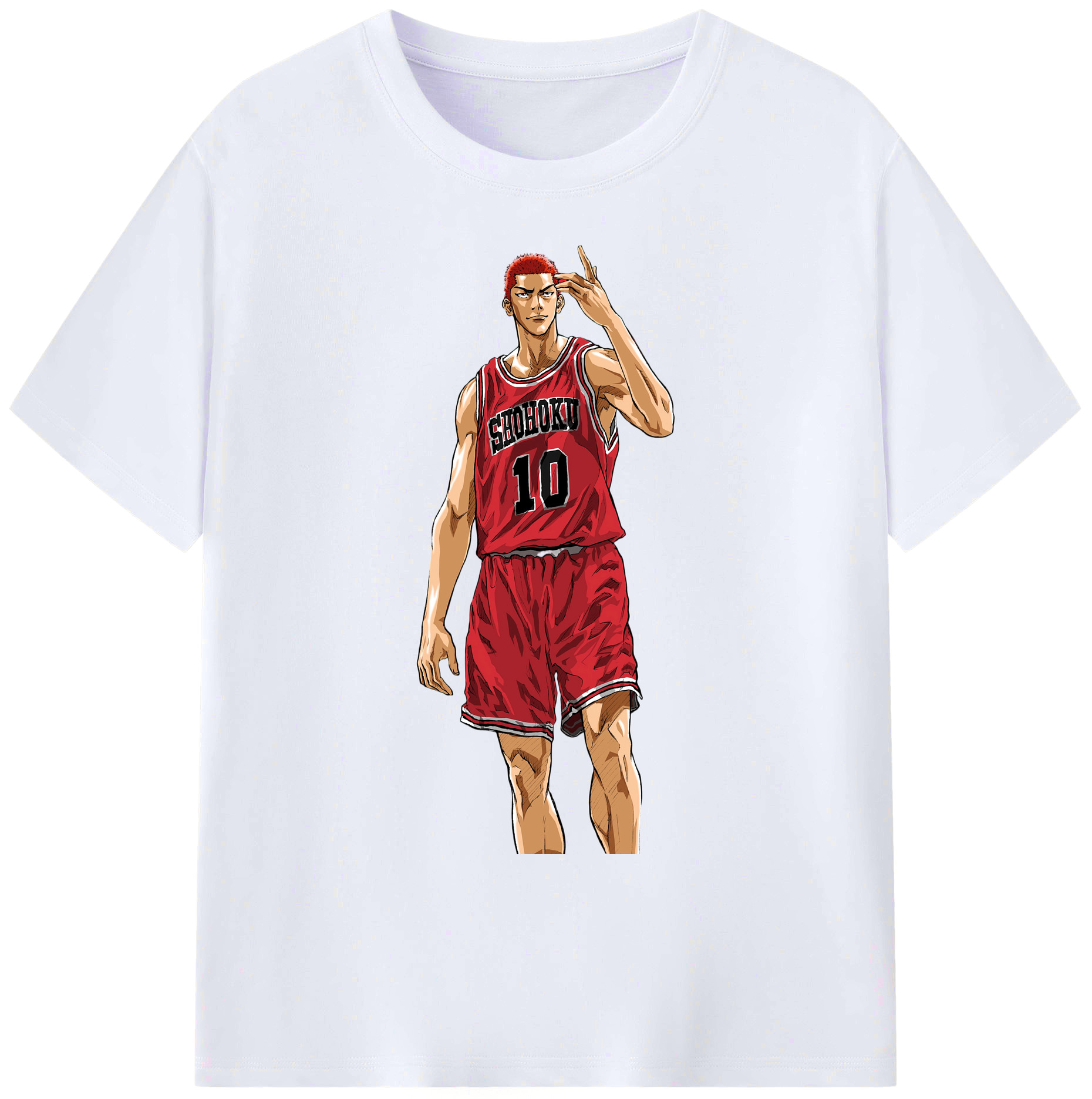 （画像用） SLAM DUNK／スラムダンク 綿100％ メンズ半袖Tシャツ｜肌触りやわらか＆通気性