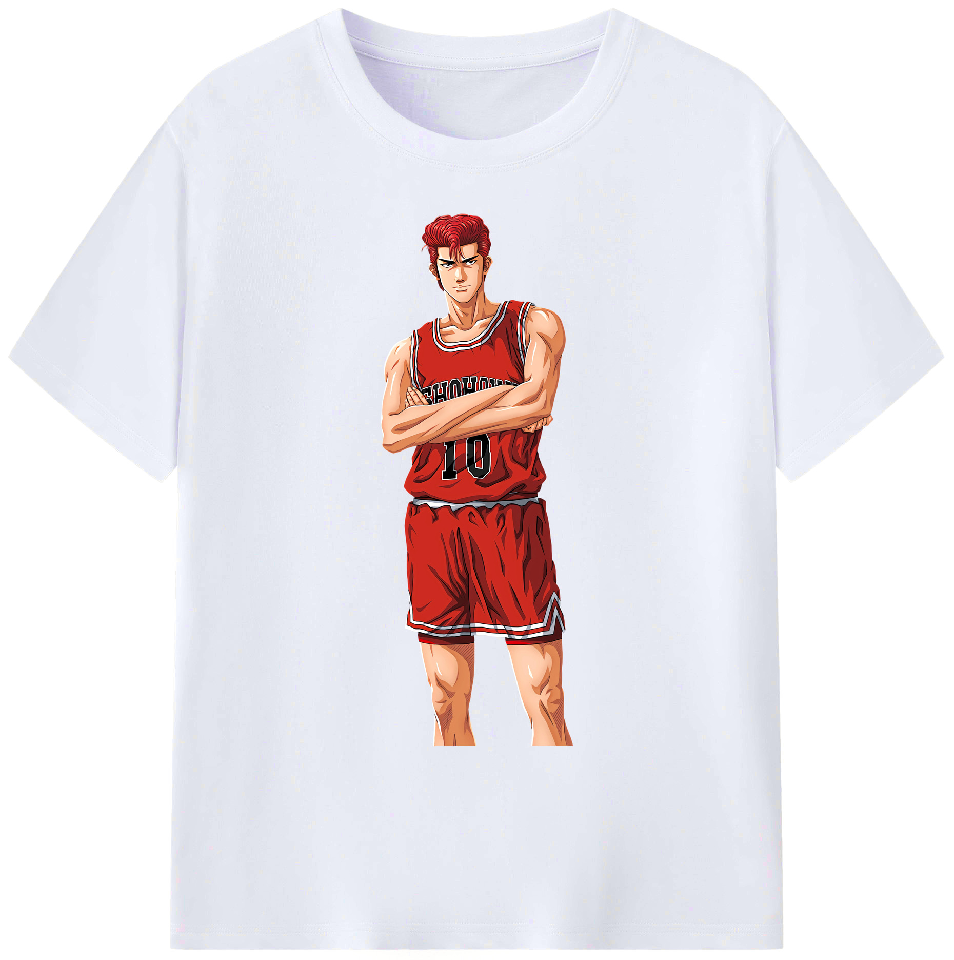（画像用） SLAM DUNK／スラムダンク 綿100％ メンズ半袖Tシャツ｜肌触りやわらか＆通気性